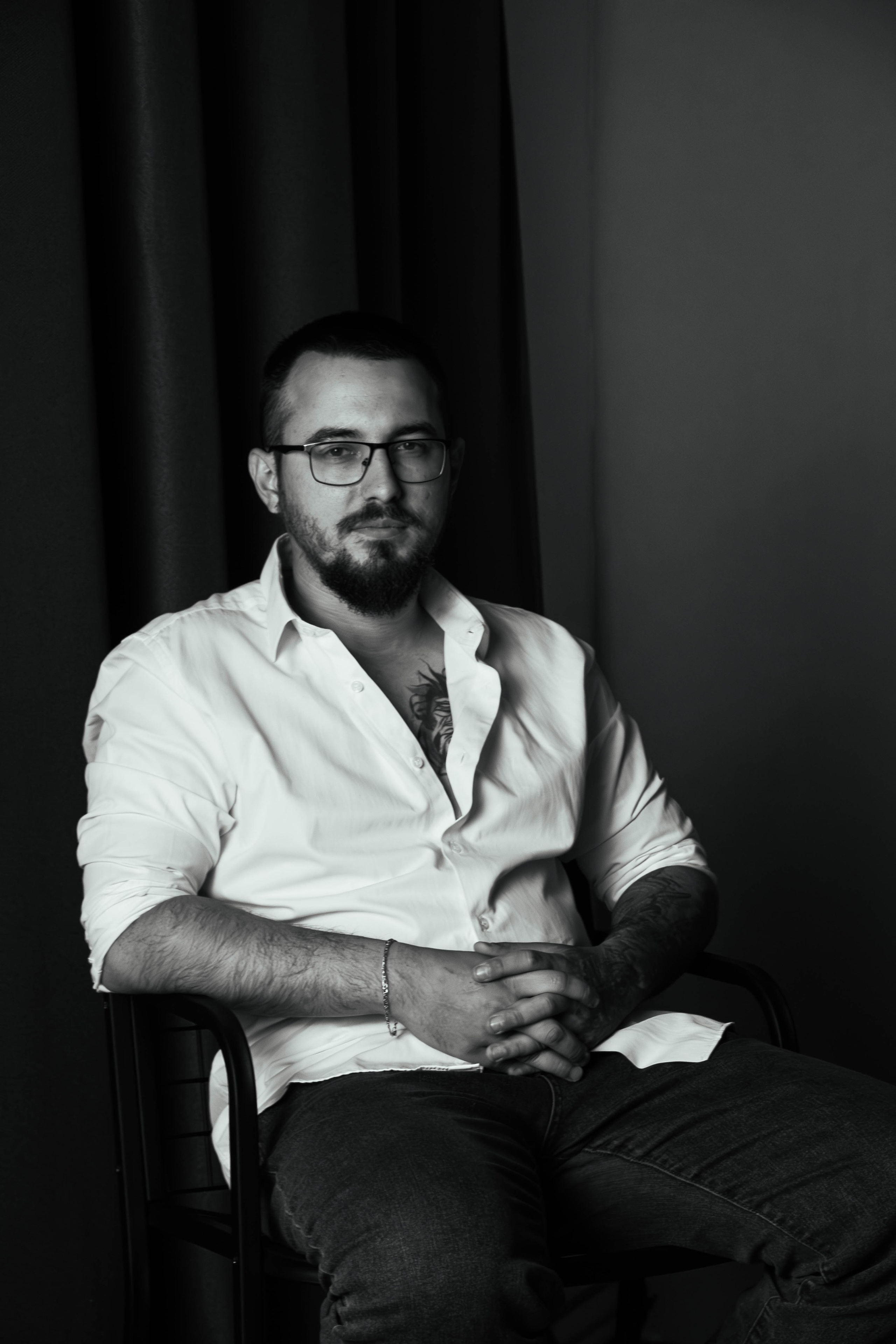 Мужской портрет. Фотограф Елизавета Хамович Омск