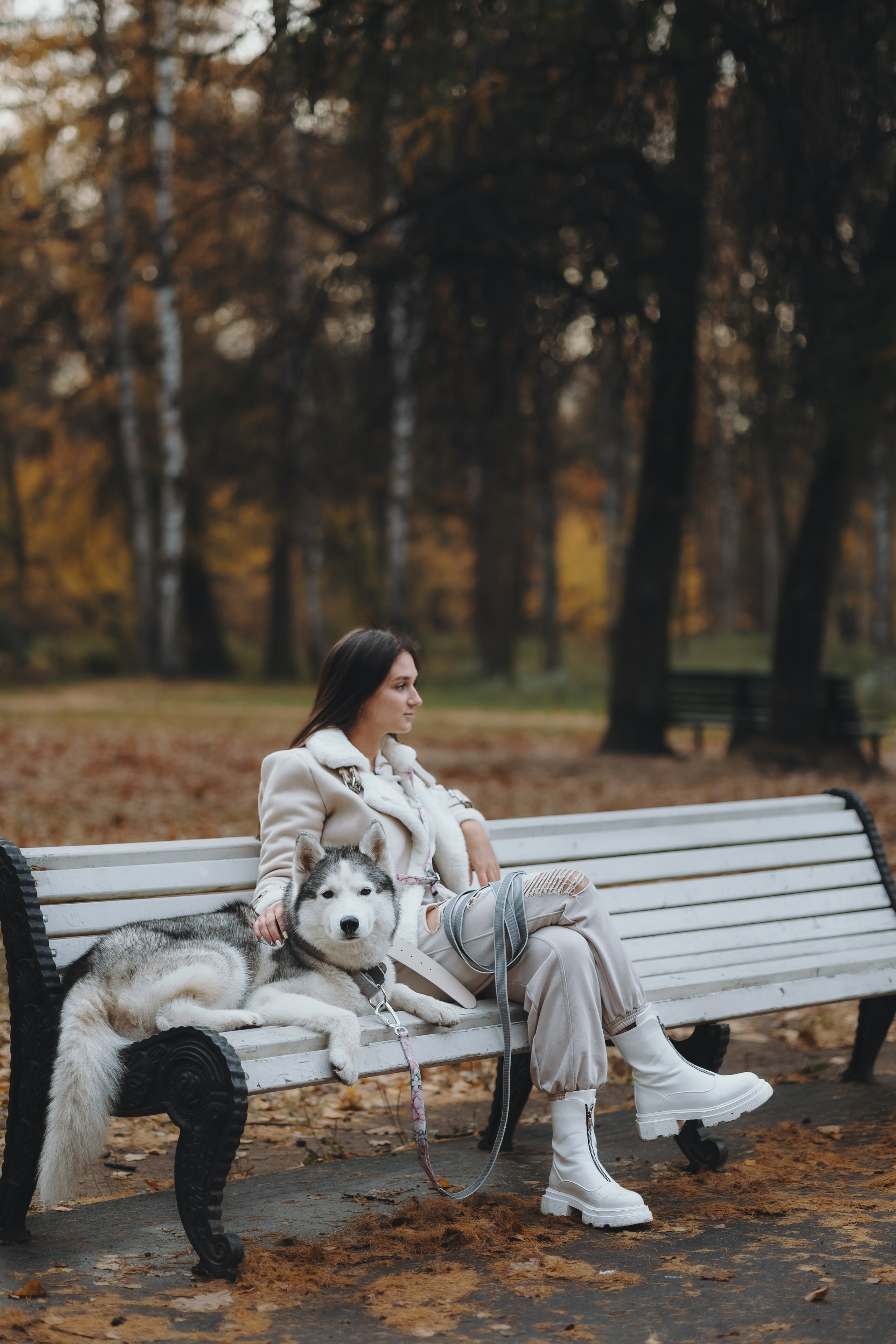 Настя и Айс. Фотограф-анималист в Санкт-Петербурге Алина Яхонт