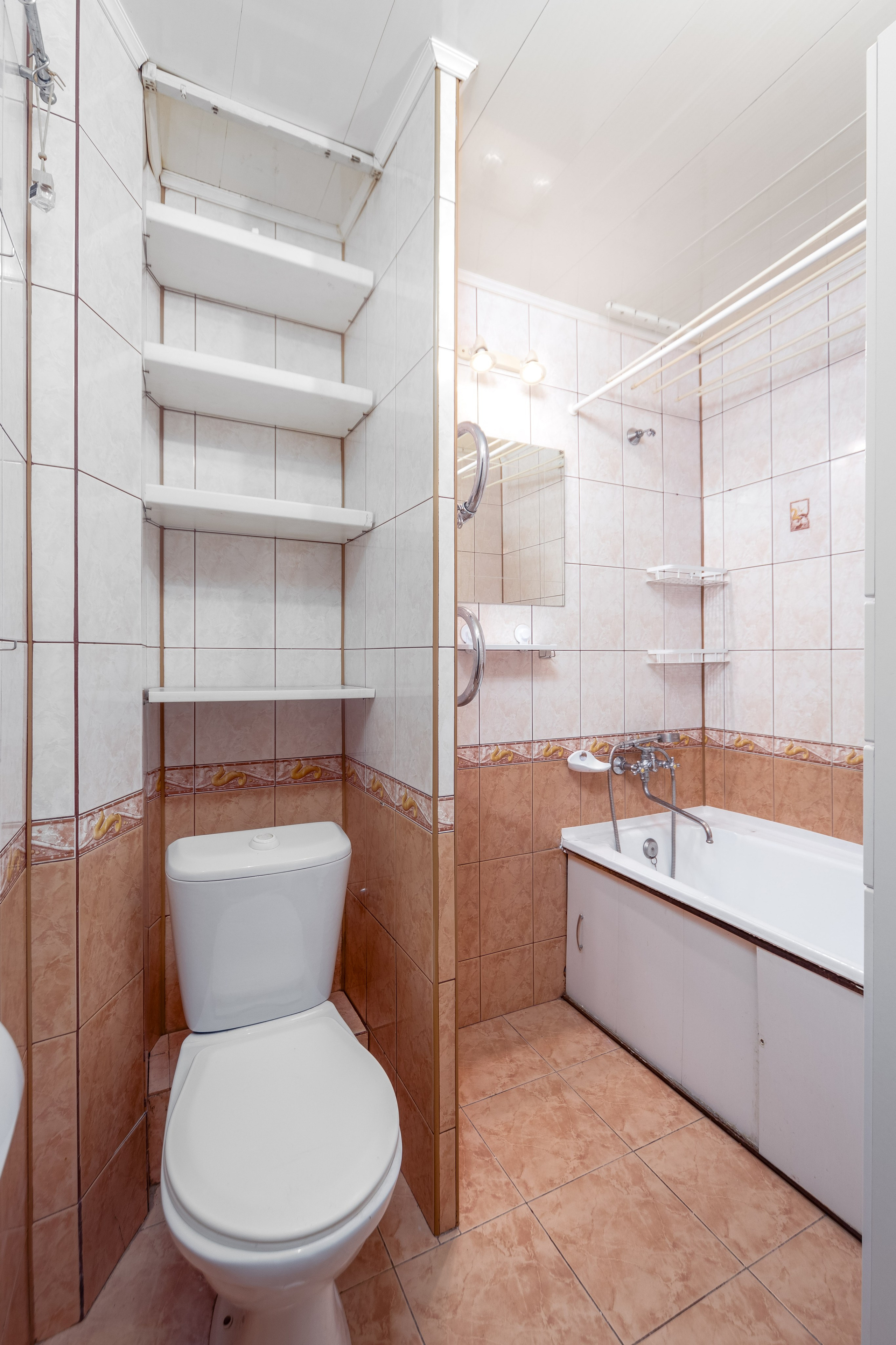 Санузел в однокомнатной квартире в Минске