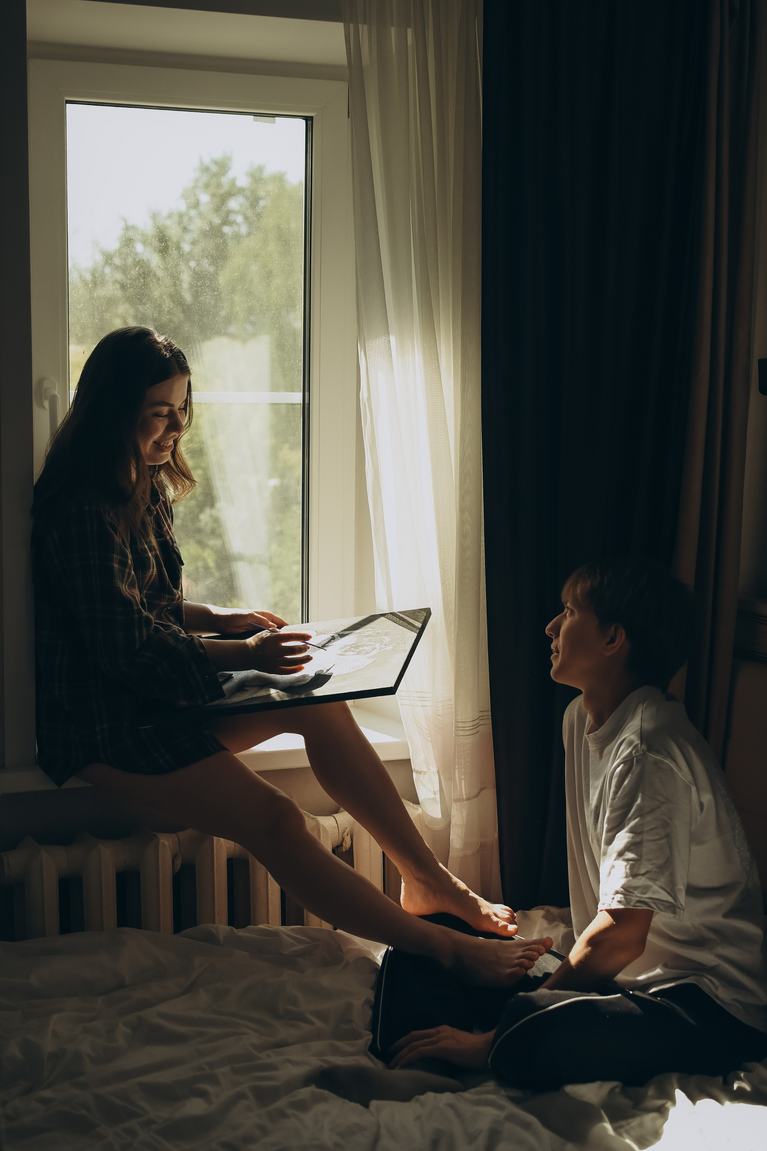 Диана и Даня. Домашняя съёмка. Евгения Черных I Фотограф Пенза