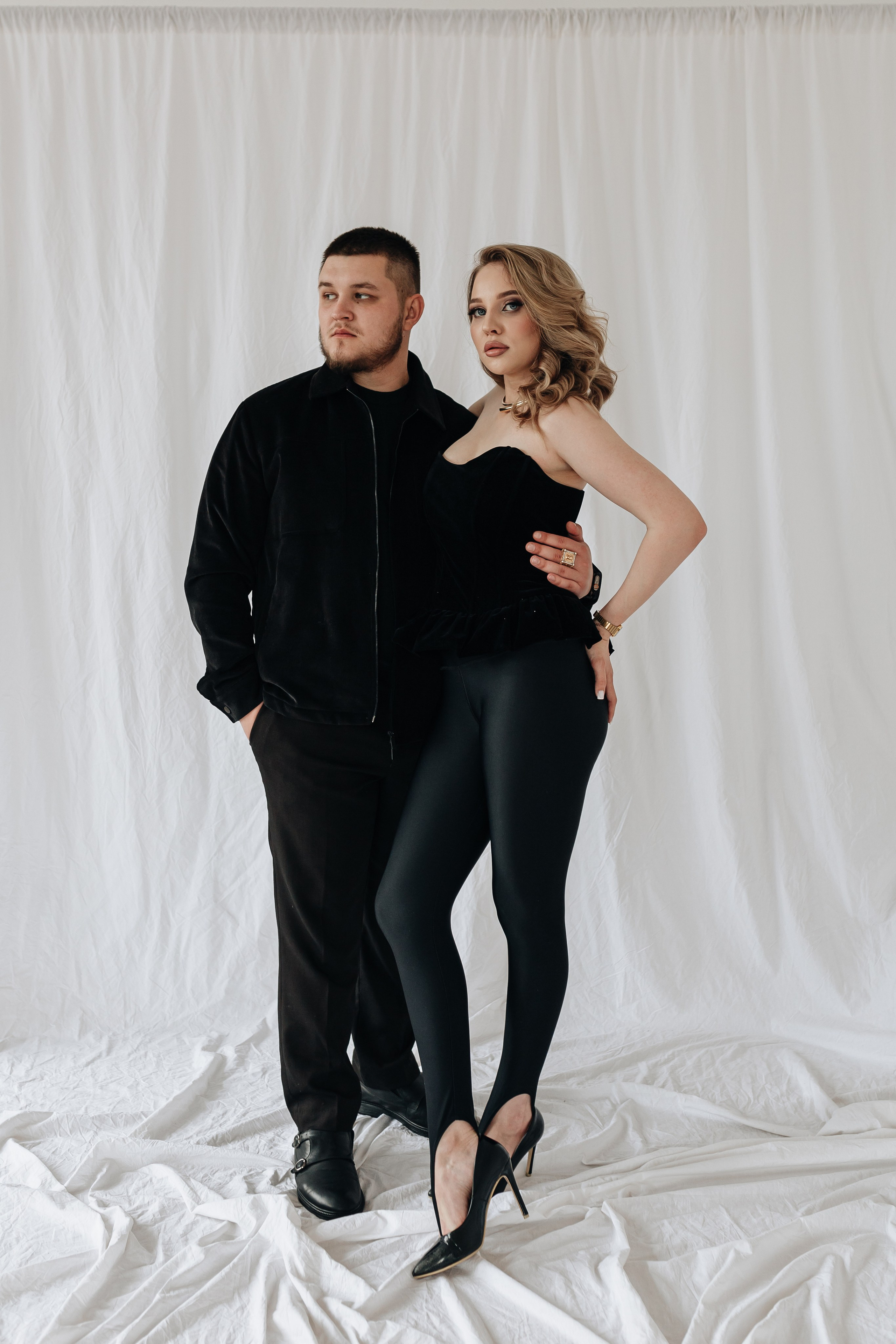 Семейная съёмка в студии. Фотограф Трифон Мира