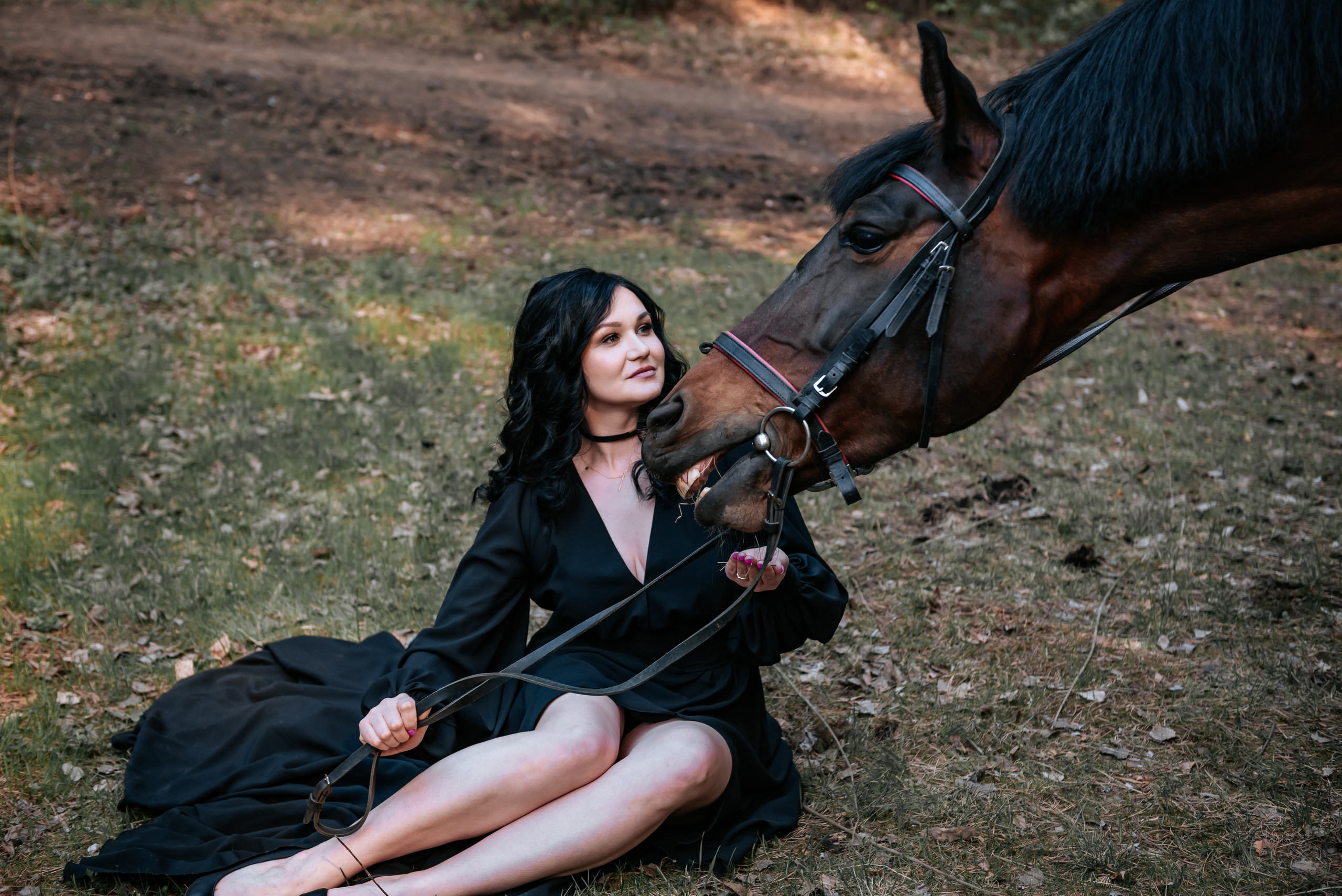 Галина и Вихрь. Фотограф Ирина Ликсунова