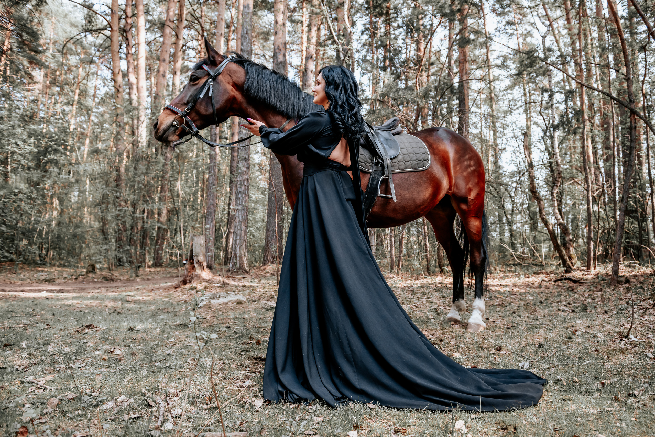 Галина и Вихрь. Фотограф Ирина Ликсунова