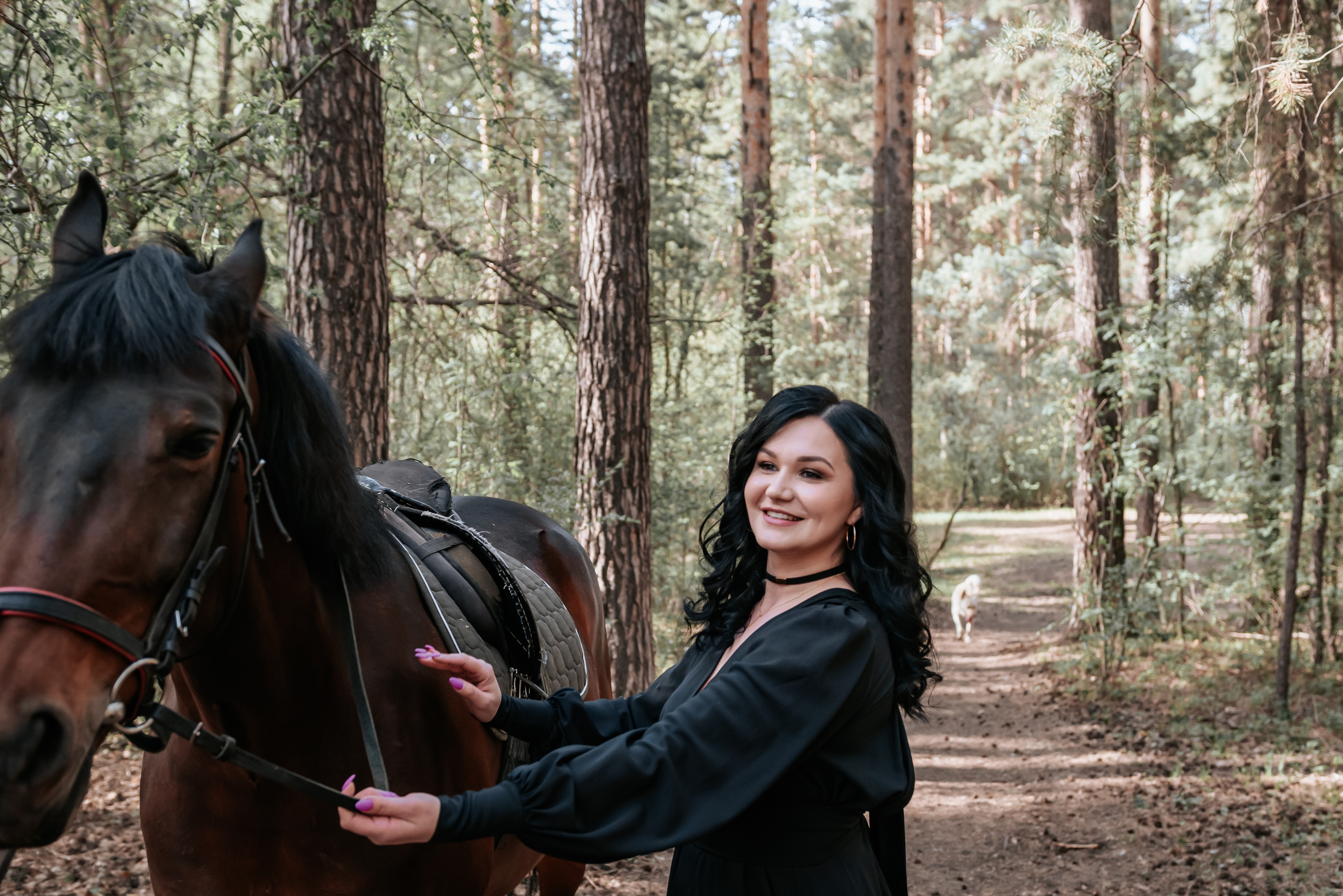 Галина и Вихрь. Фотограф Ирина Ликсунова