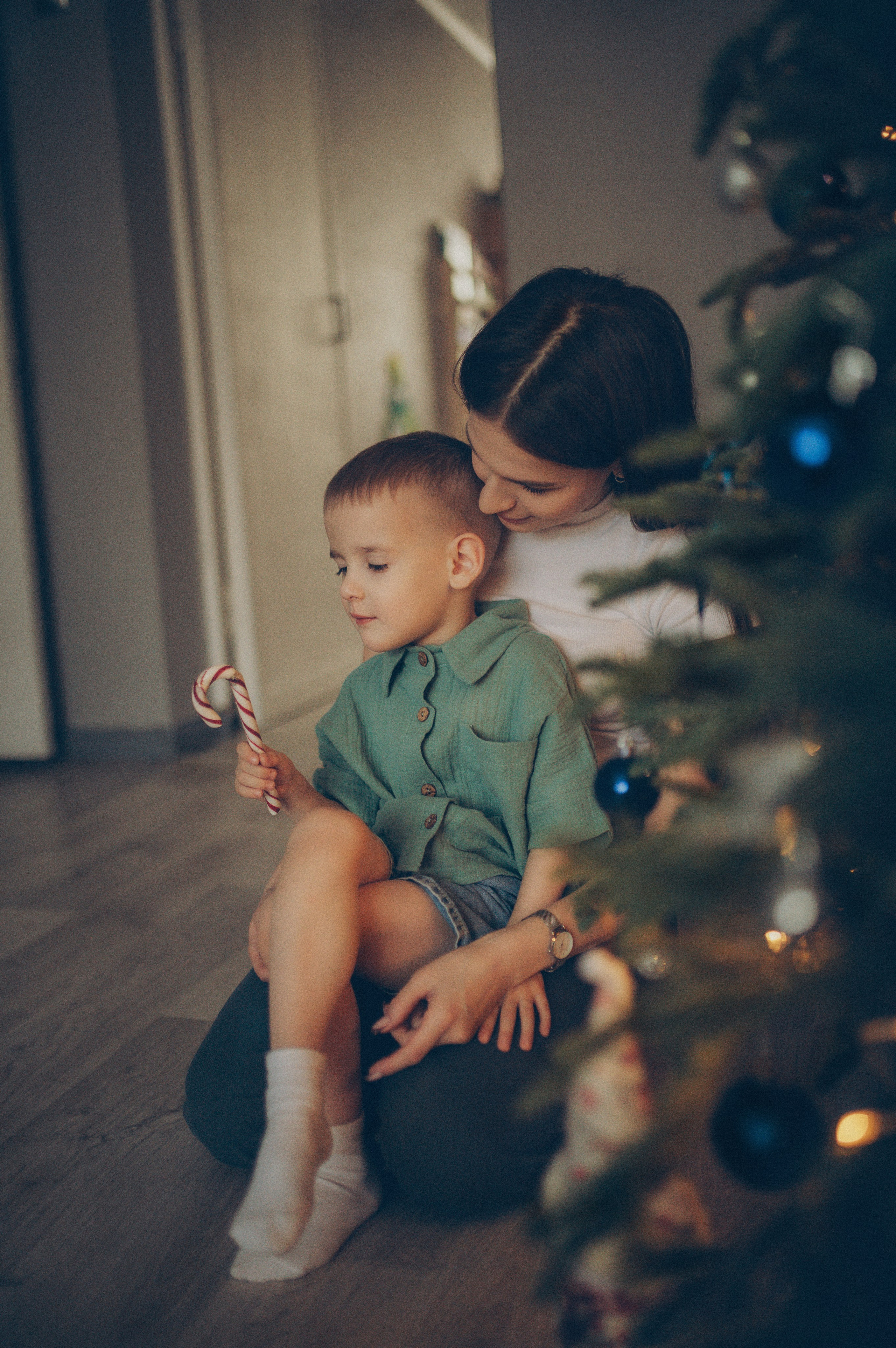 Миша и Тимофей (новогодняя домашняя). Фотограф, г. Лесной Свердловской области