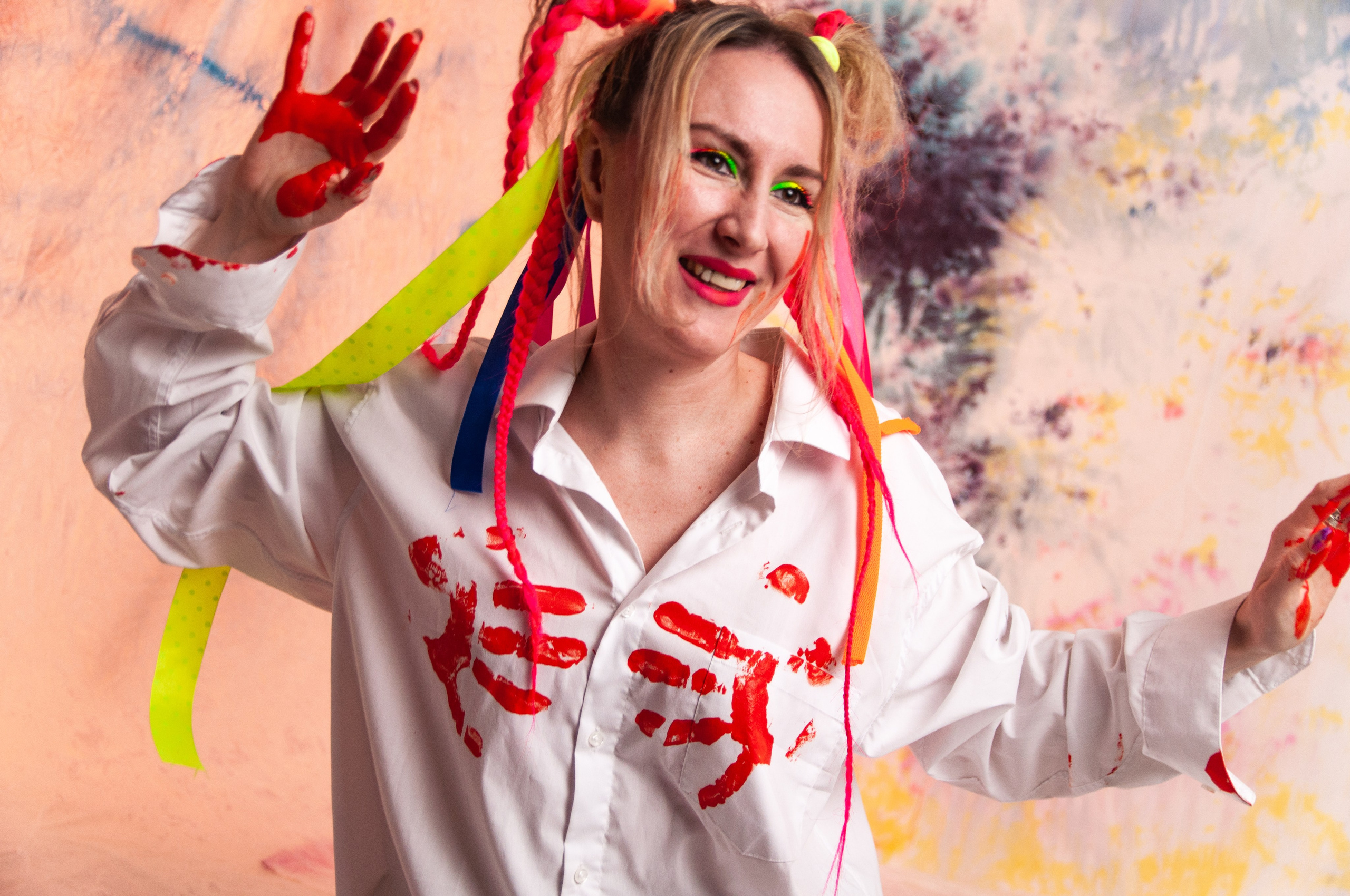 Фотопроект с красками холи. Фотограф Катя Щербина