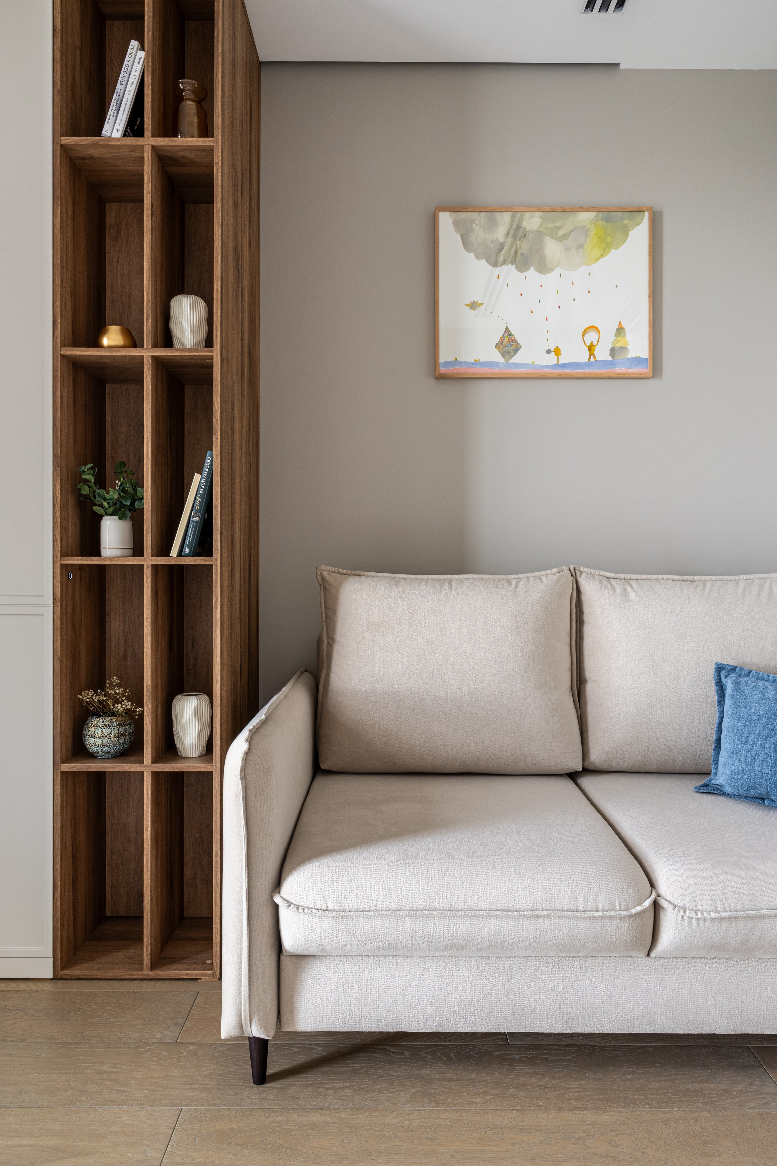 Лаконичный calm modern с арт-деталями в ЖК «Поклонная 9». Veselinskiy| Интерьерный фотограф | Москва