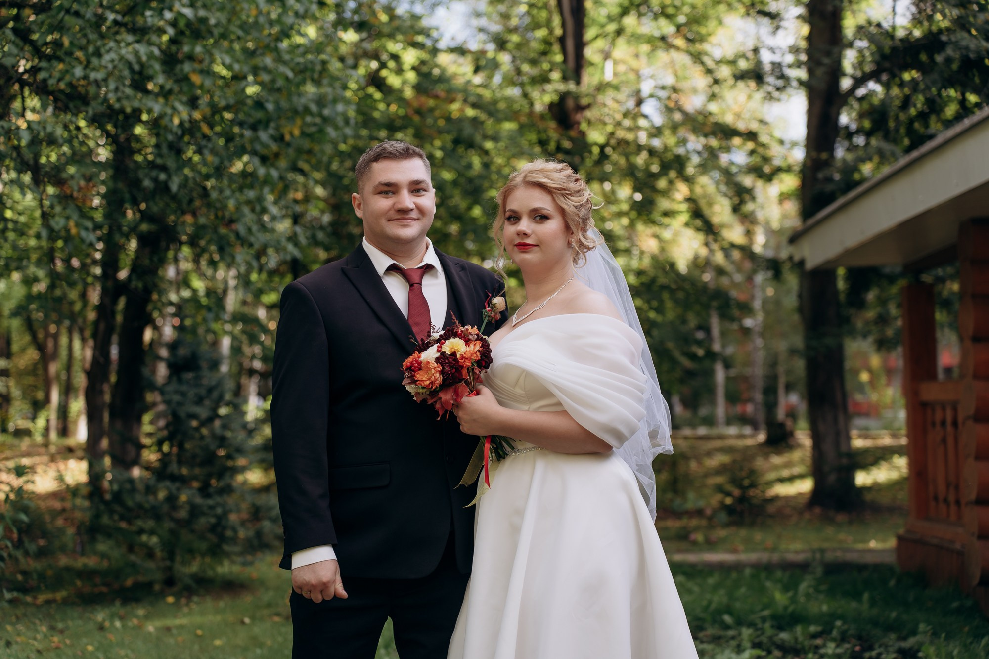Свадебная осенняя фотосессия. Свадебный и репортажный фотограф в Ярославле Евгений Сальников