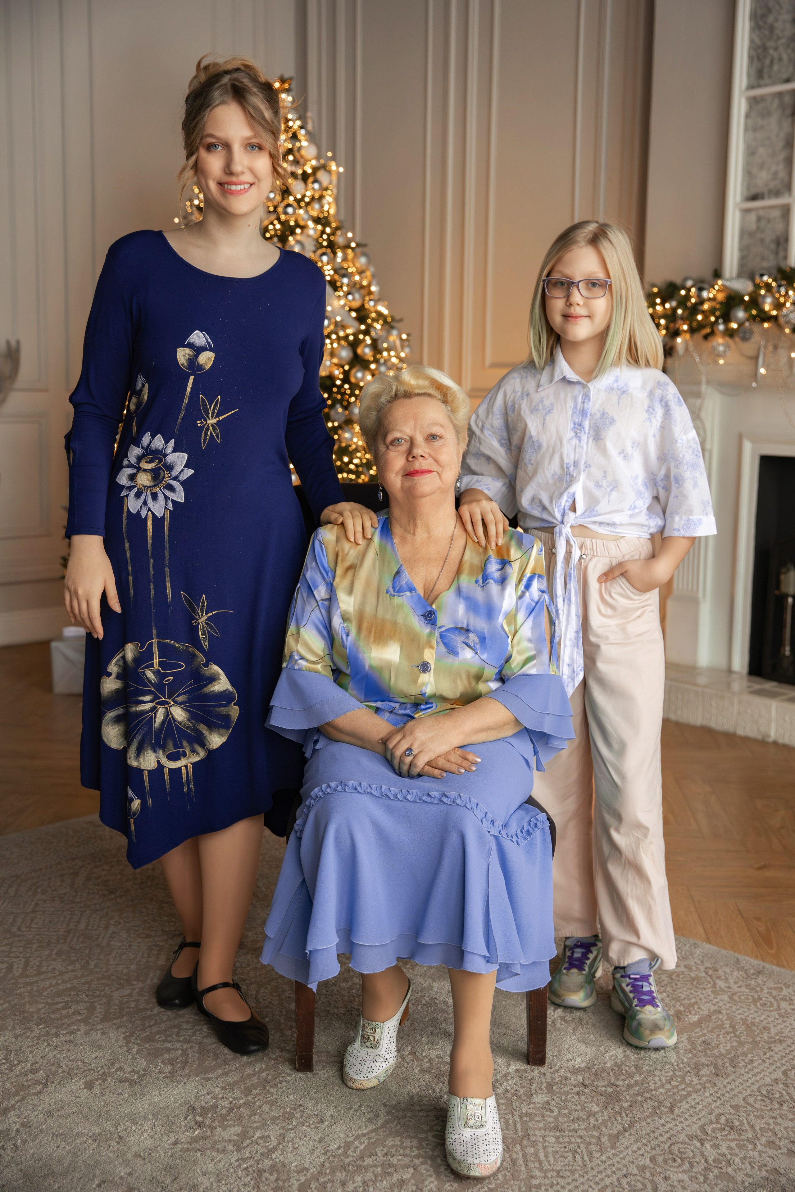 Семейный новый год. Семейный и женский фотограф в Москве Надежда Воробьева