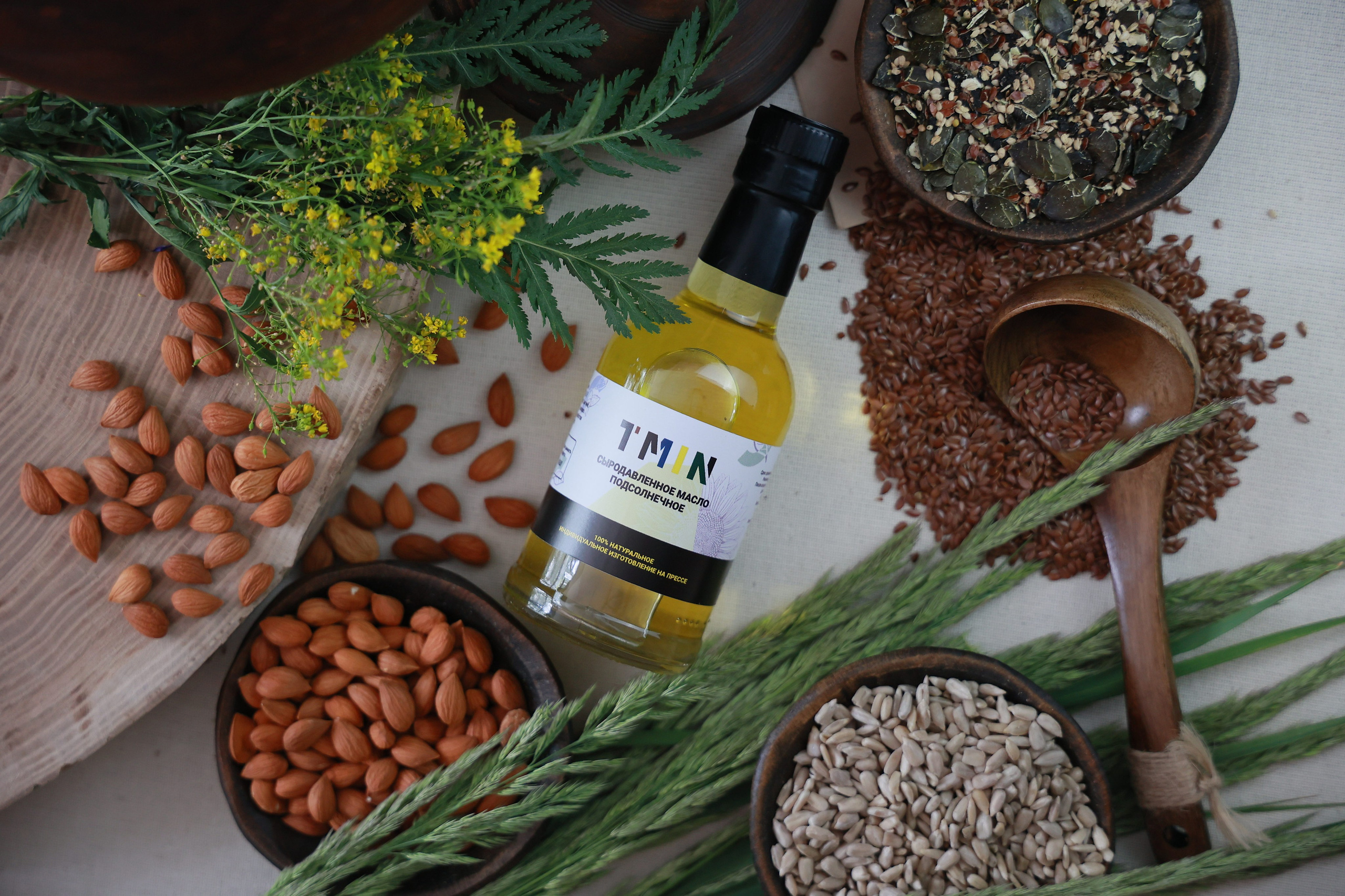 Масла холодного отжима «Tmin». Фотограф, видеограф