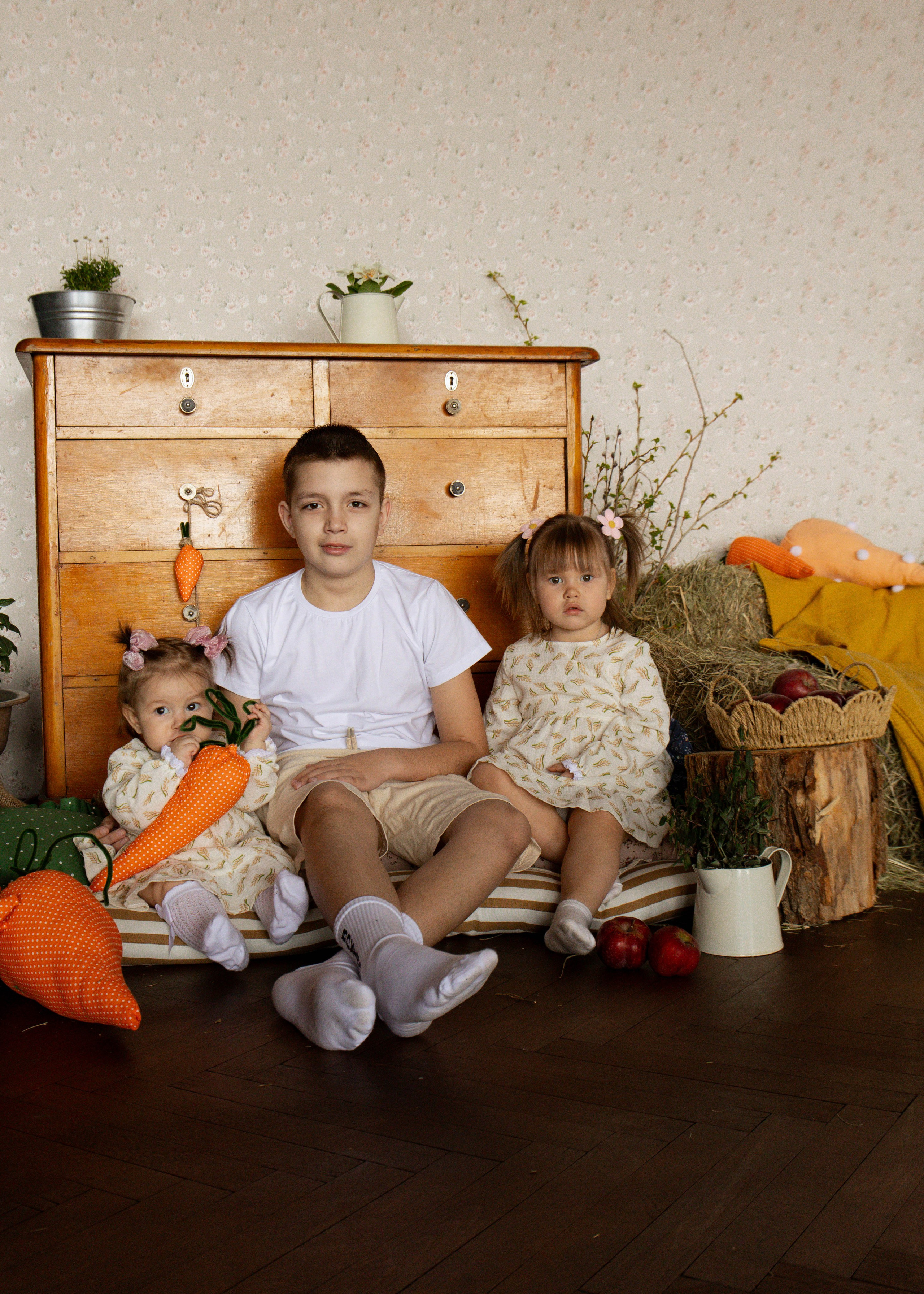 Марина с детками