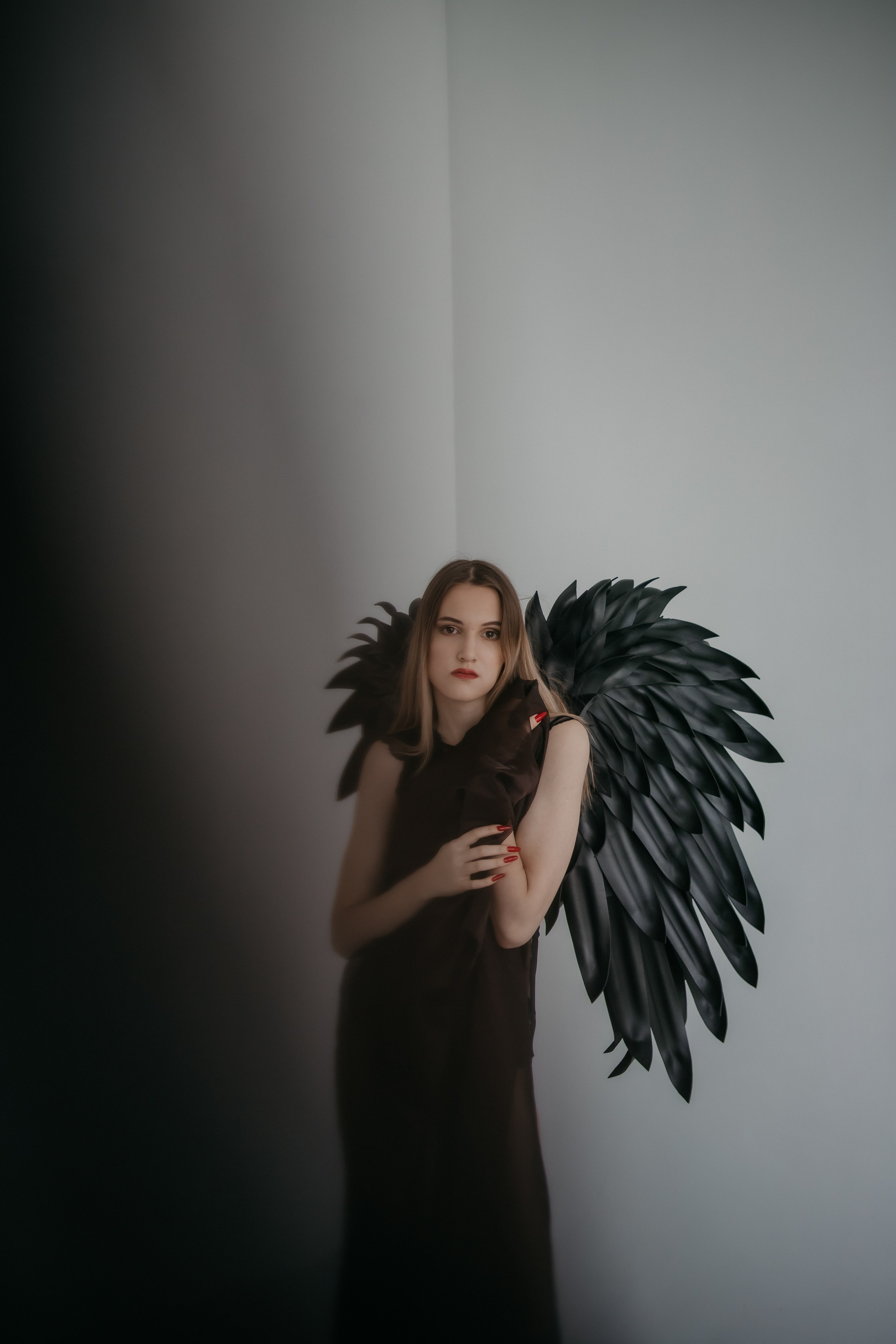 Татьяна. Черный ангел. Фотограф Регина Крикунова г. Красноярск