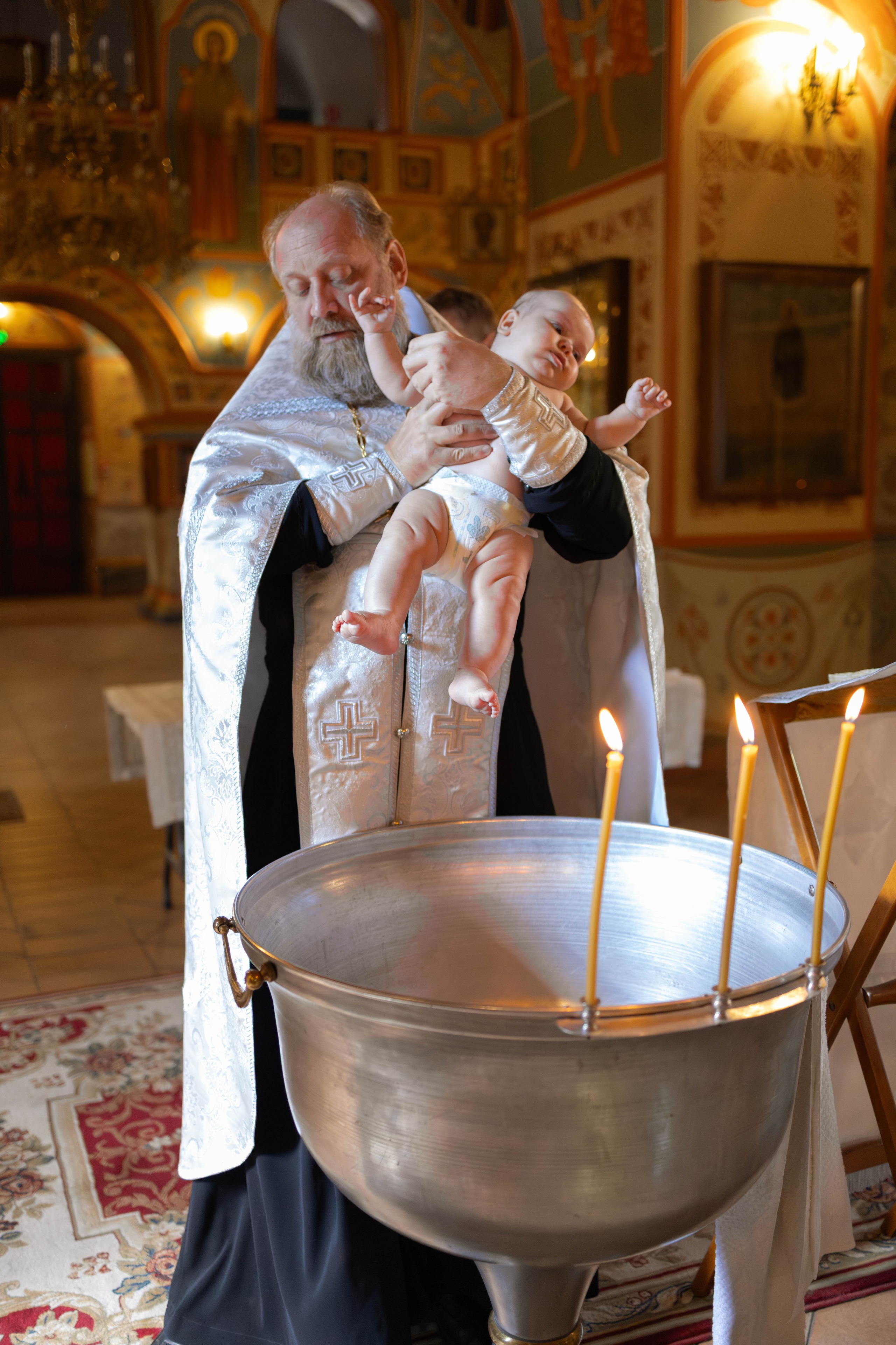 Таинство Крещения Евгения. Фотограф новорождённых Newborn Москва