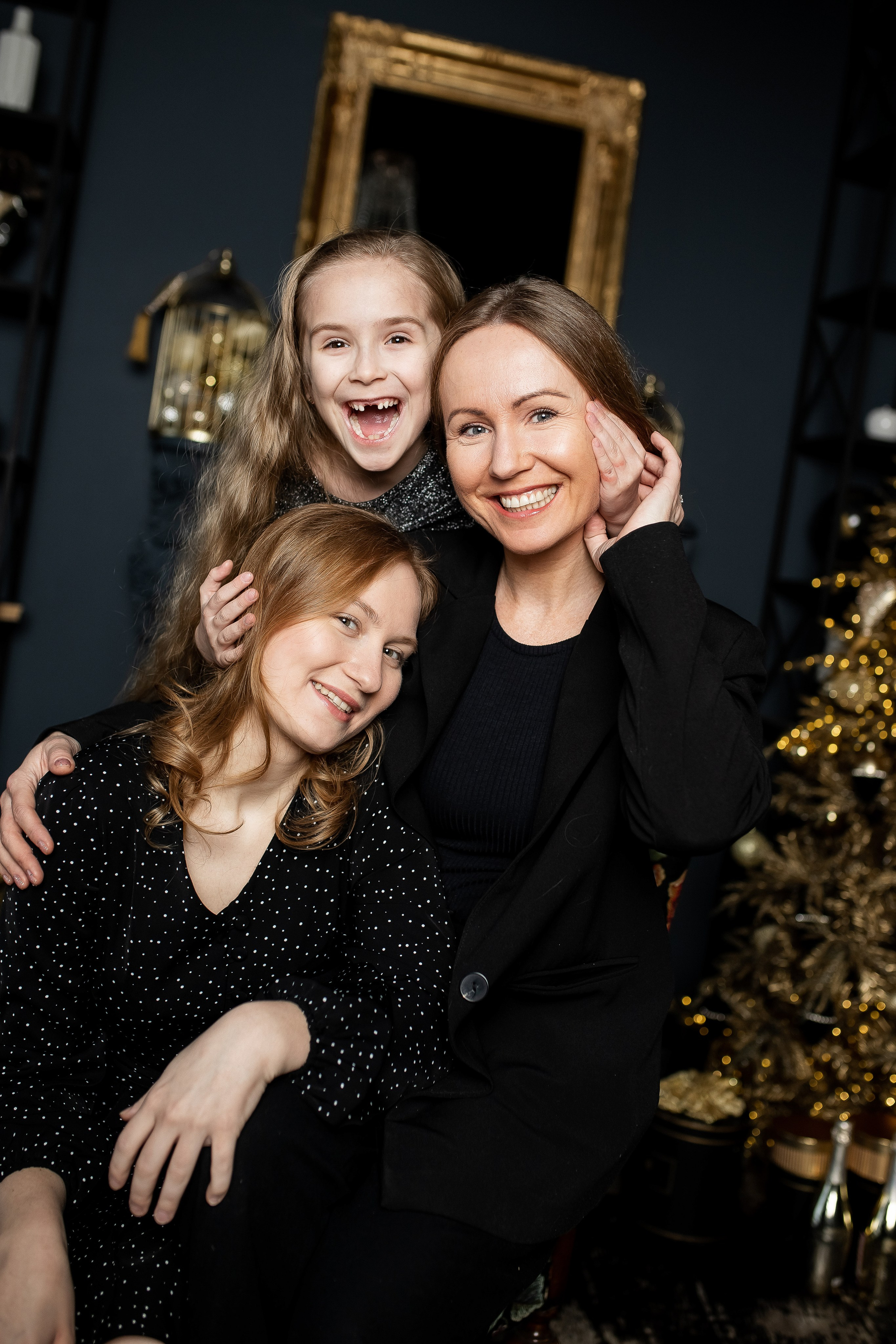 Лена, Юля и Полина! Новогоднее настроение. Профессиональный фотограф, Москва |Видное Елена Елизарова