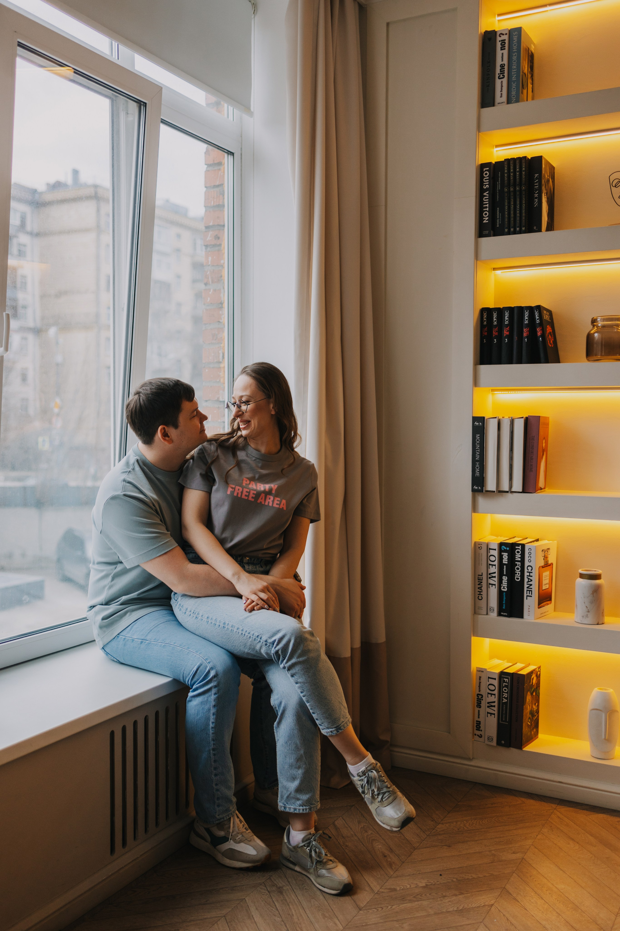 Большая семья. Домашняя фотосессия