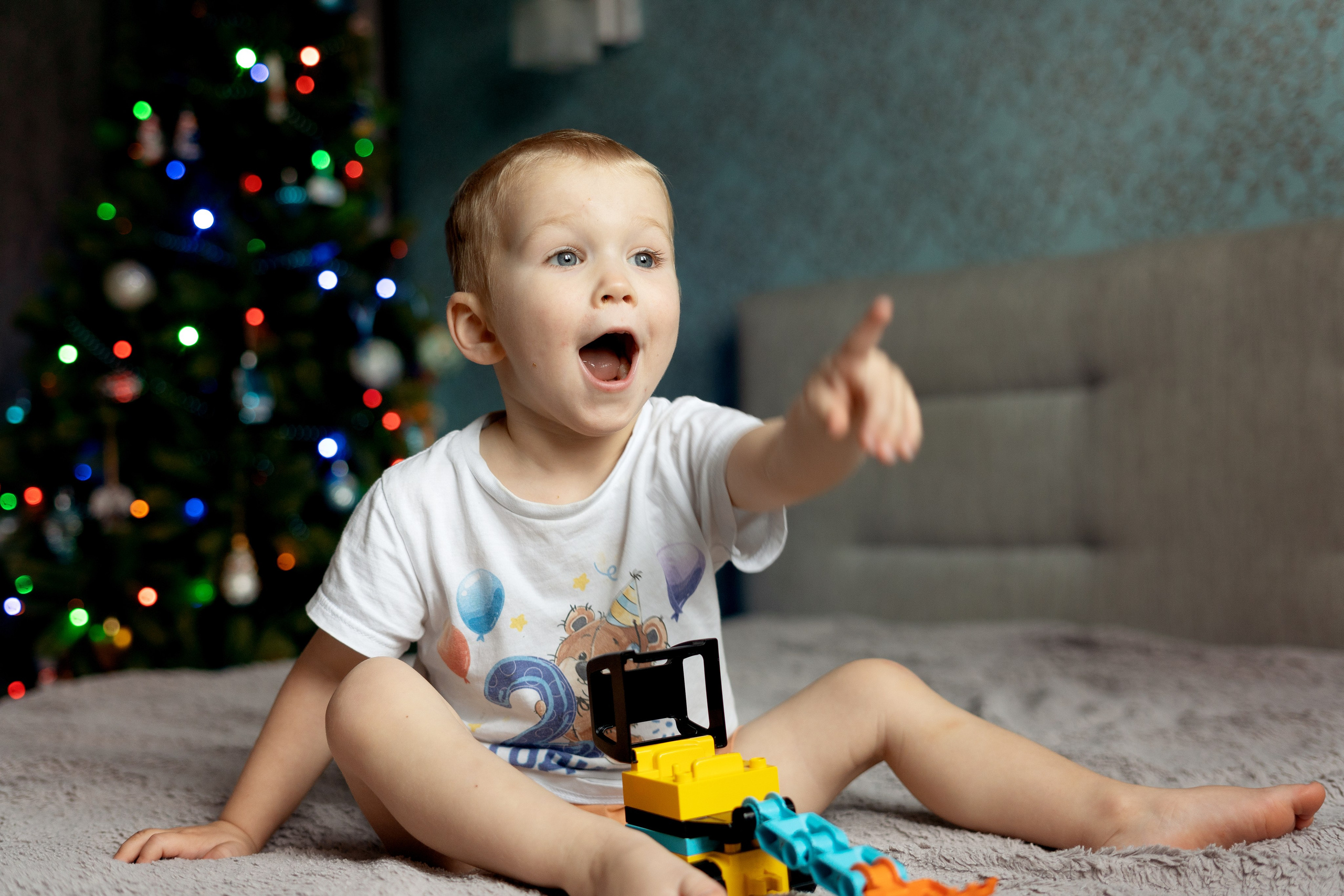 Новогодняя домашняя фотосессия (комната в квартире 14 кв.м). Семейный и детский фотограф в Москве Екатерина Офицерова