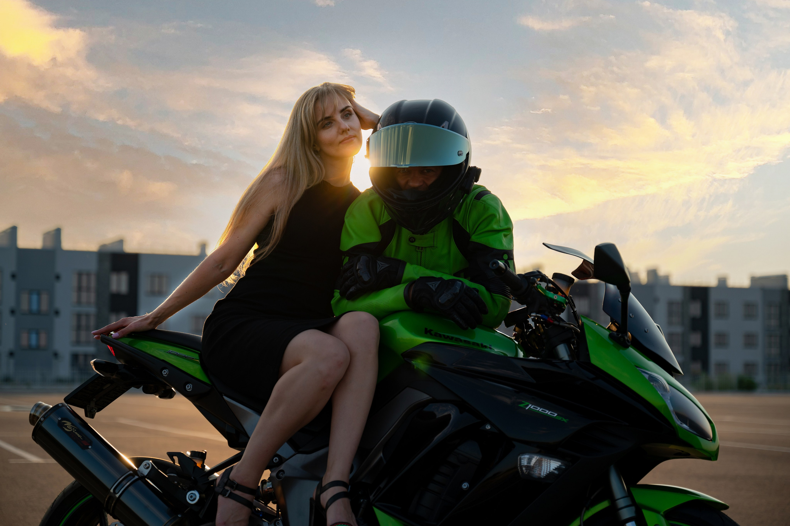 Love story на байке в Ростове-на-Дону. Школьный и семейный фотограф в Ростове-на-Дону