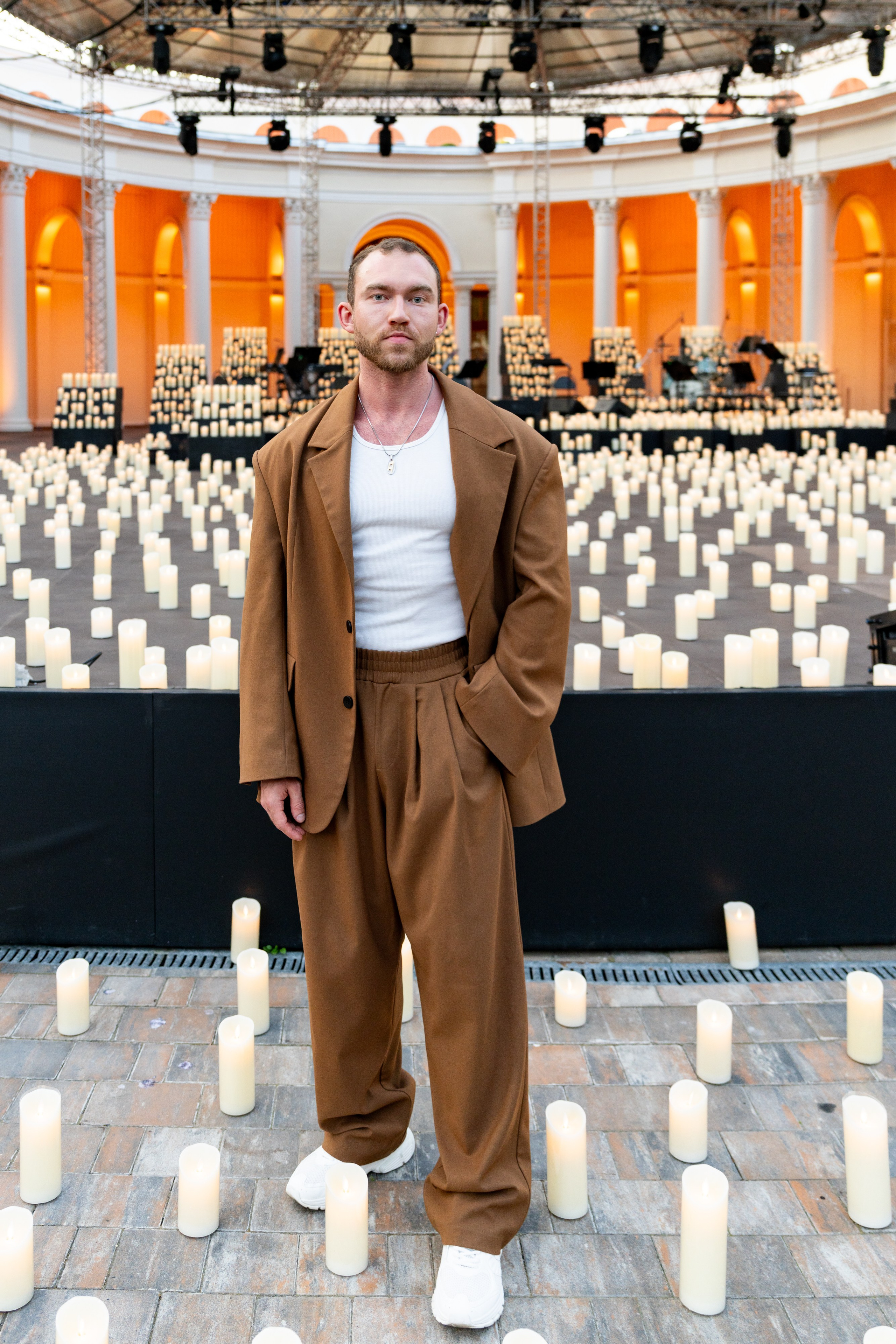 Симфонический оркестр Lumisfera при свечах. Фотограф Никита Комаров