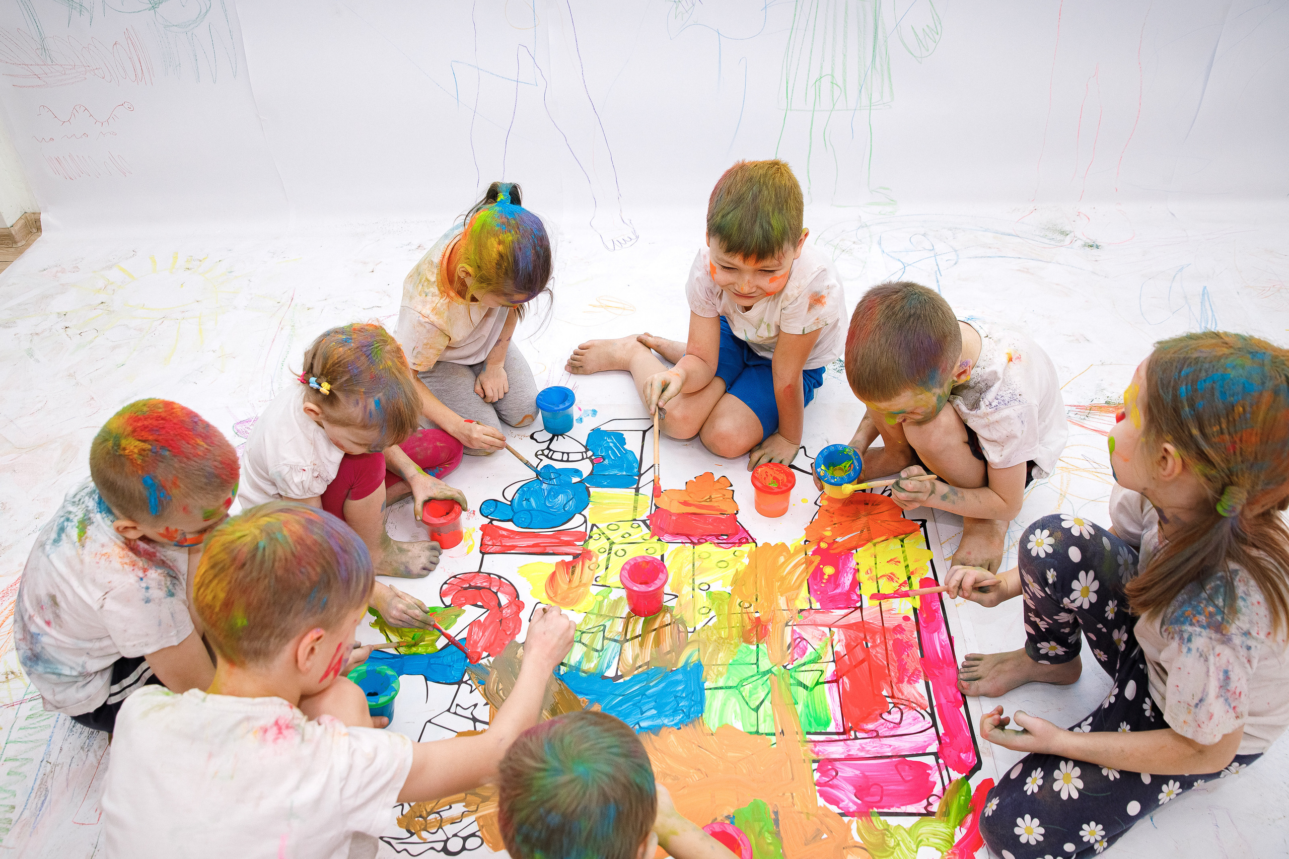 Детские праздники. Маша Гонтарь Семейный домашний репортажный фотограф в Санкт-Петербурге