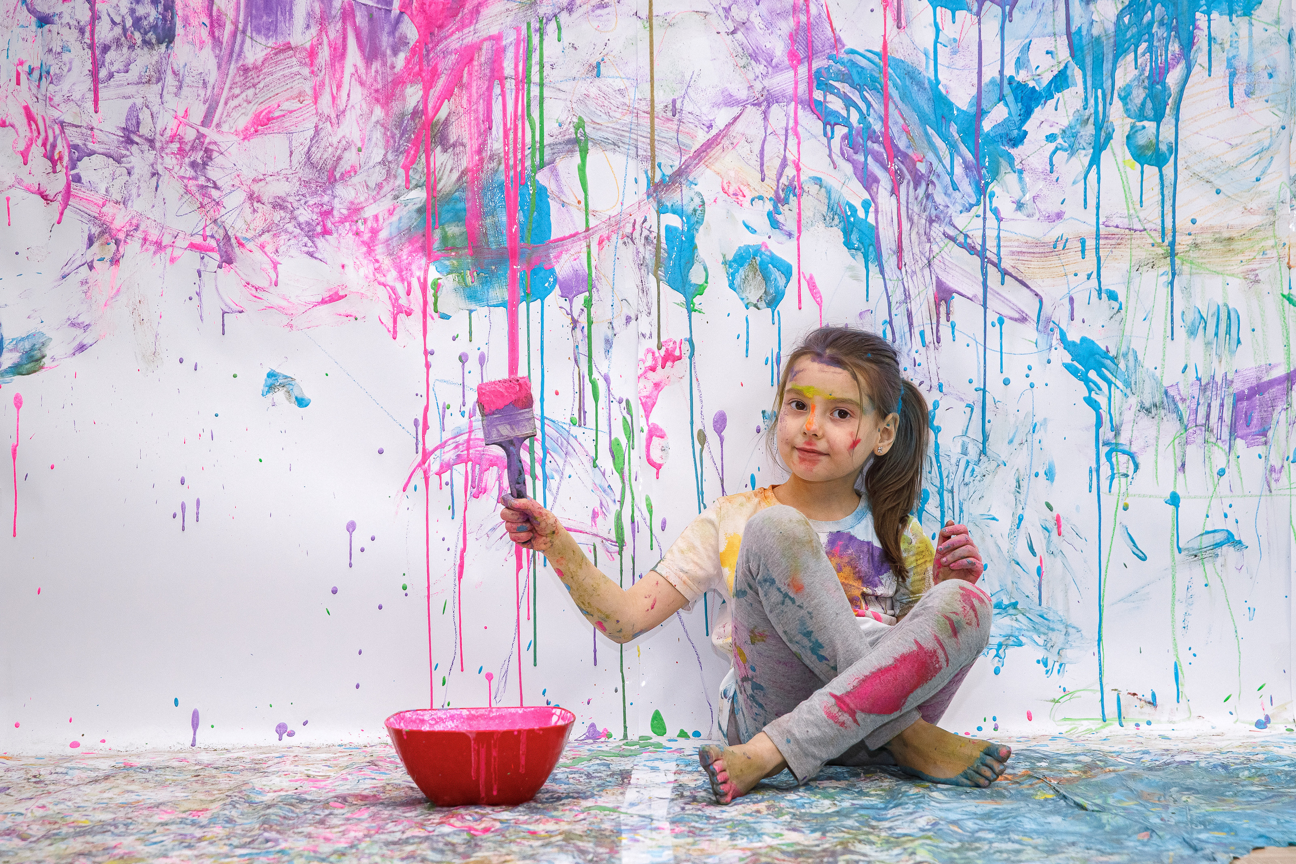 репортаж с детских дней рождения мальчик мама и папа в красках