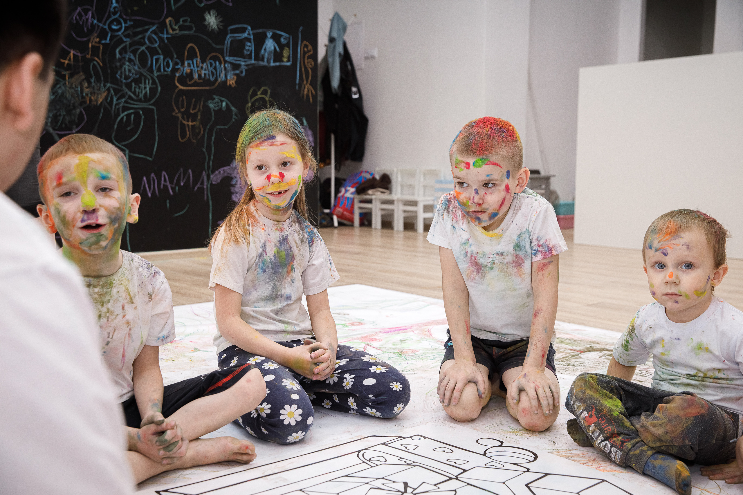 репортаж с детских дней рождения дети в красках