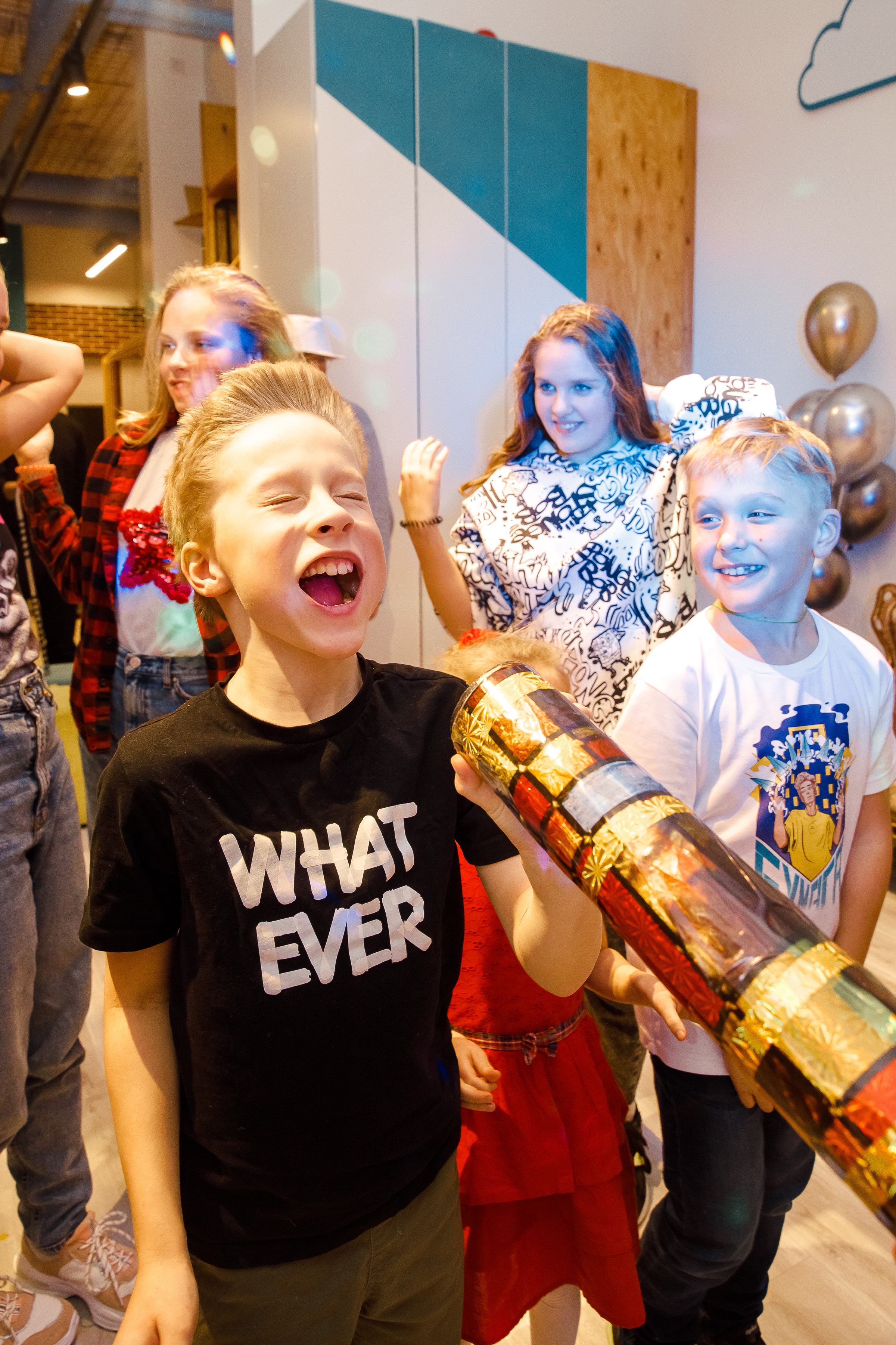 репортаж с детских дней рождения воздушная пушка