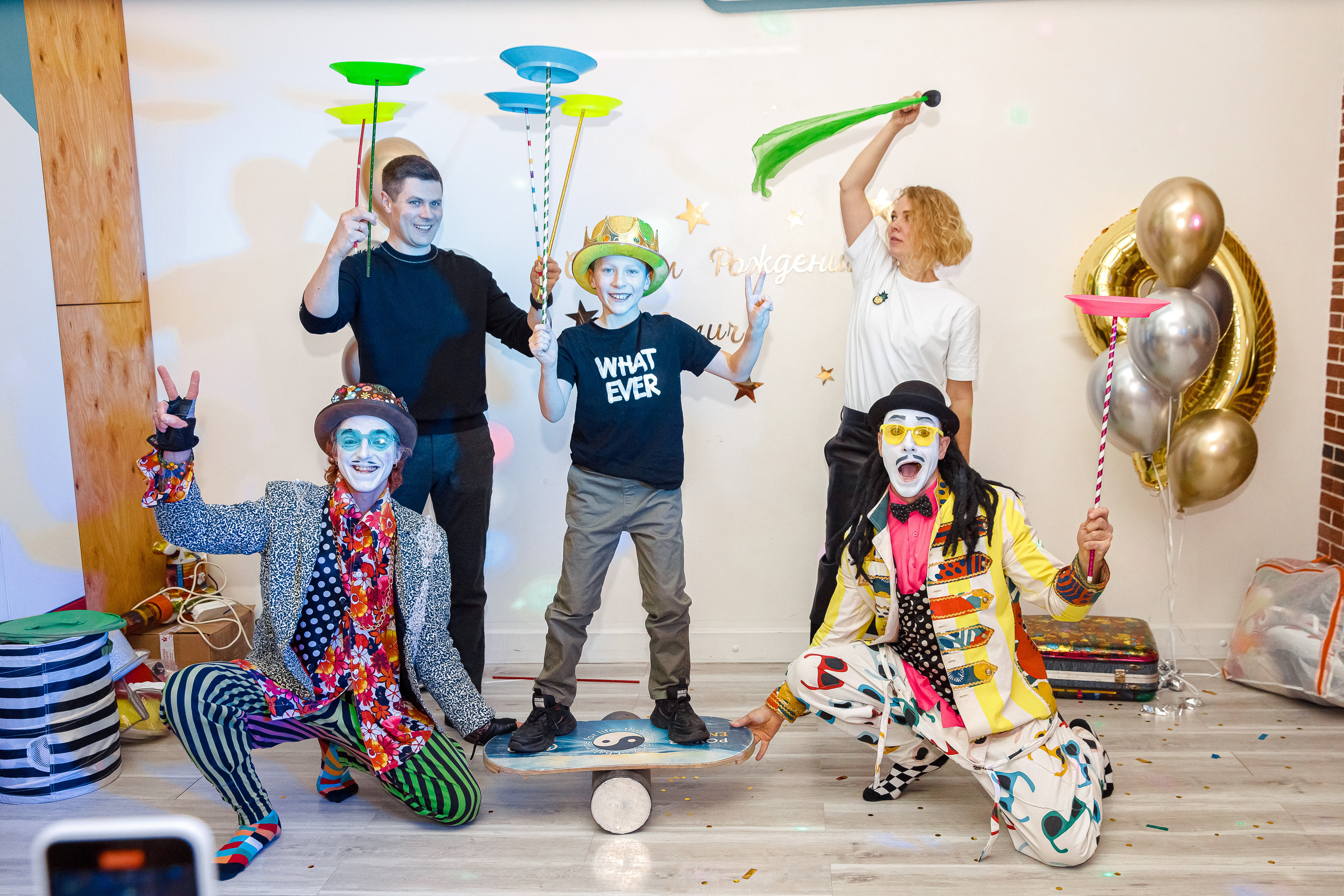 репортаж с детских дней рождения дети веселятся