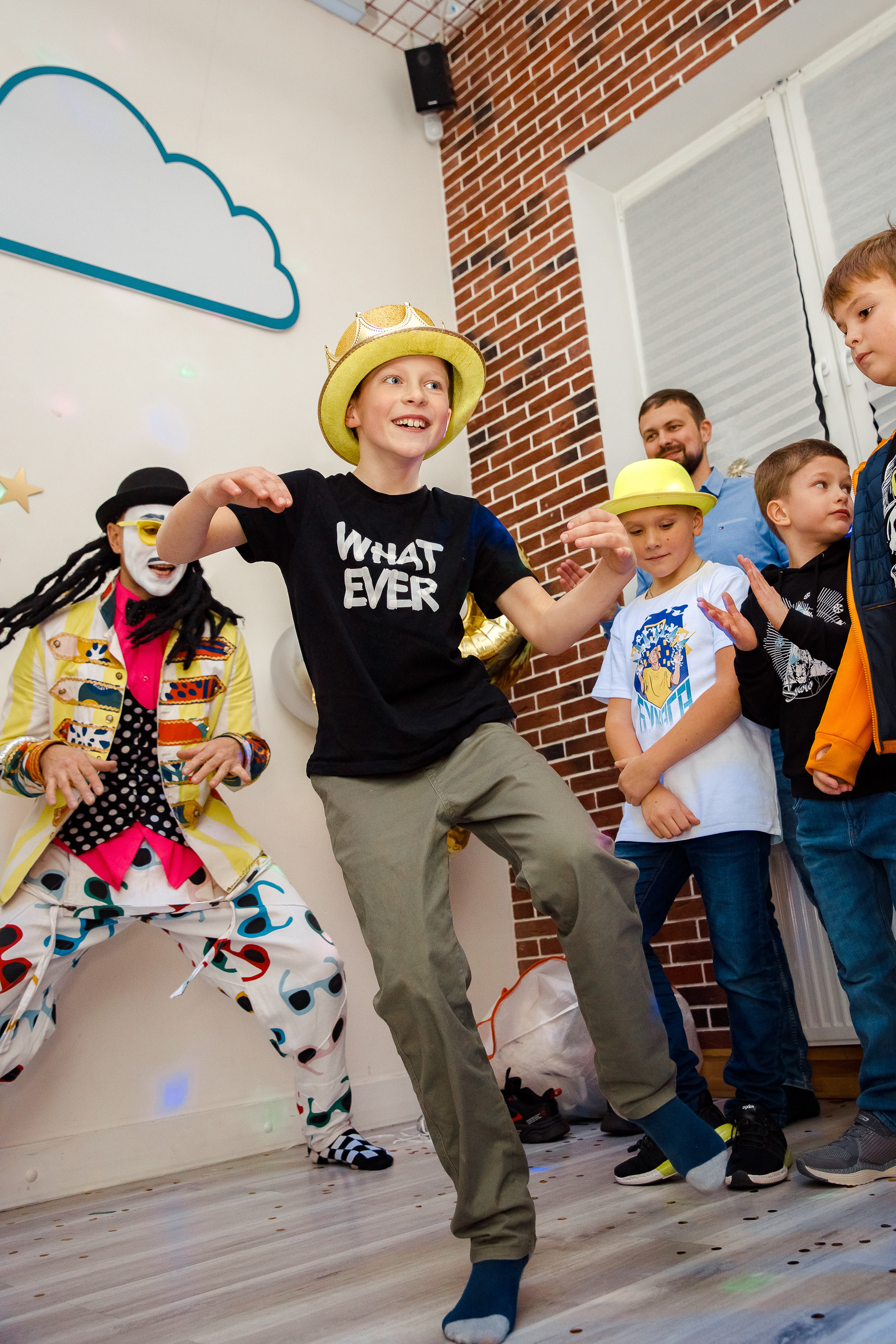 репортаж с детских дней рождения танец именинника