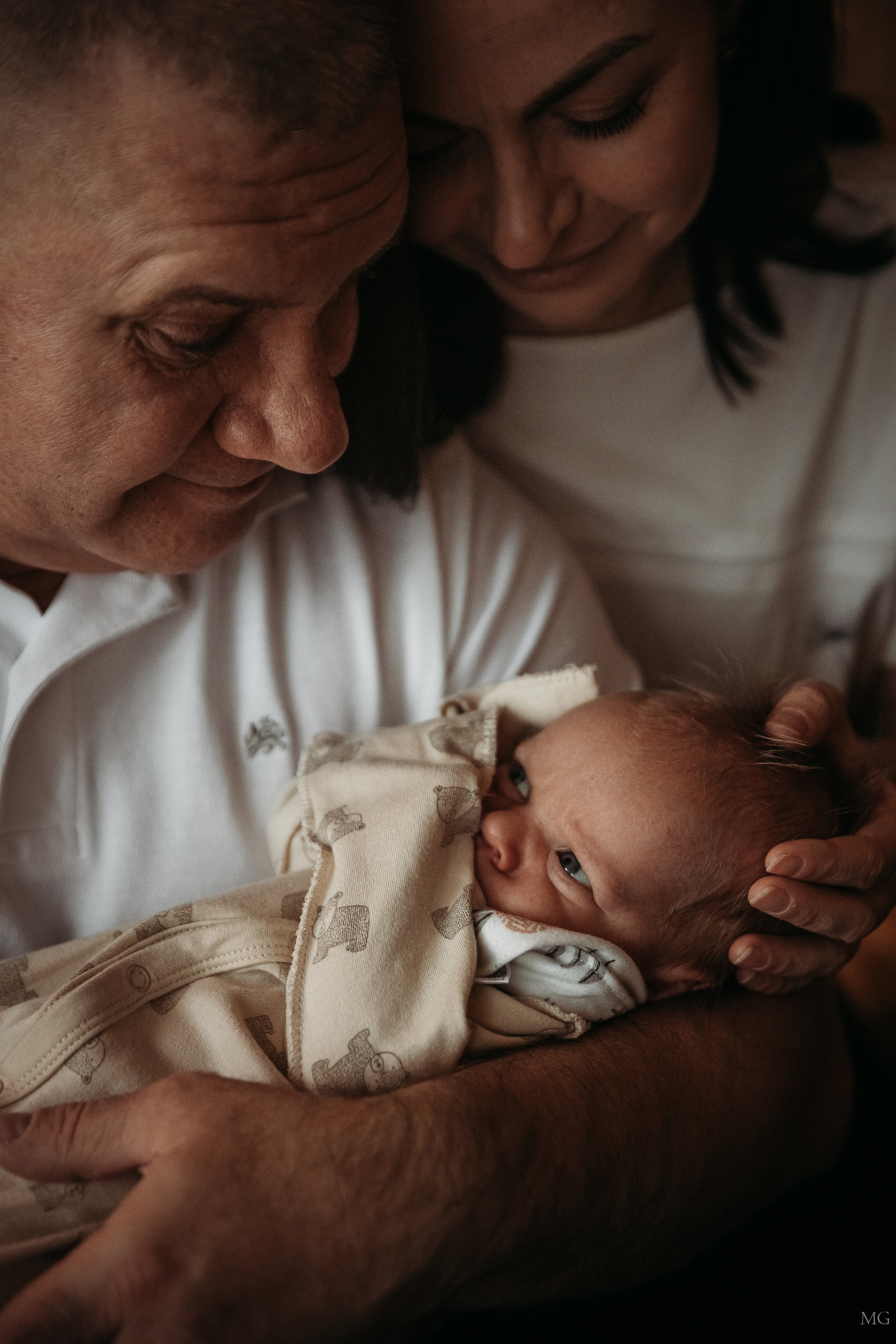 семейная съемка дома счастливые бабушка и дедушка портрет