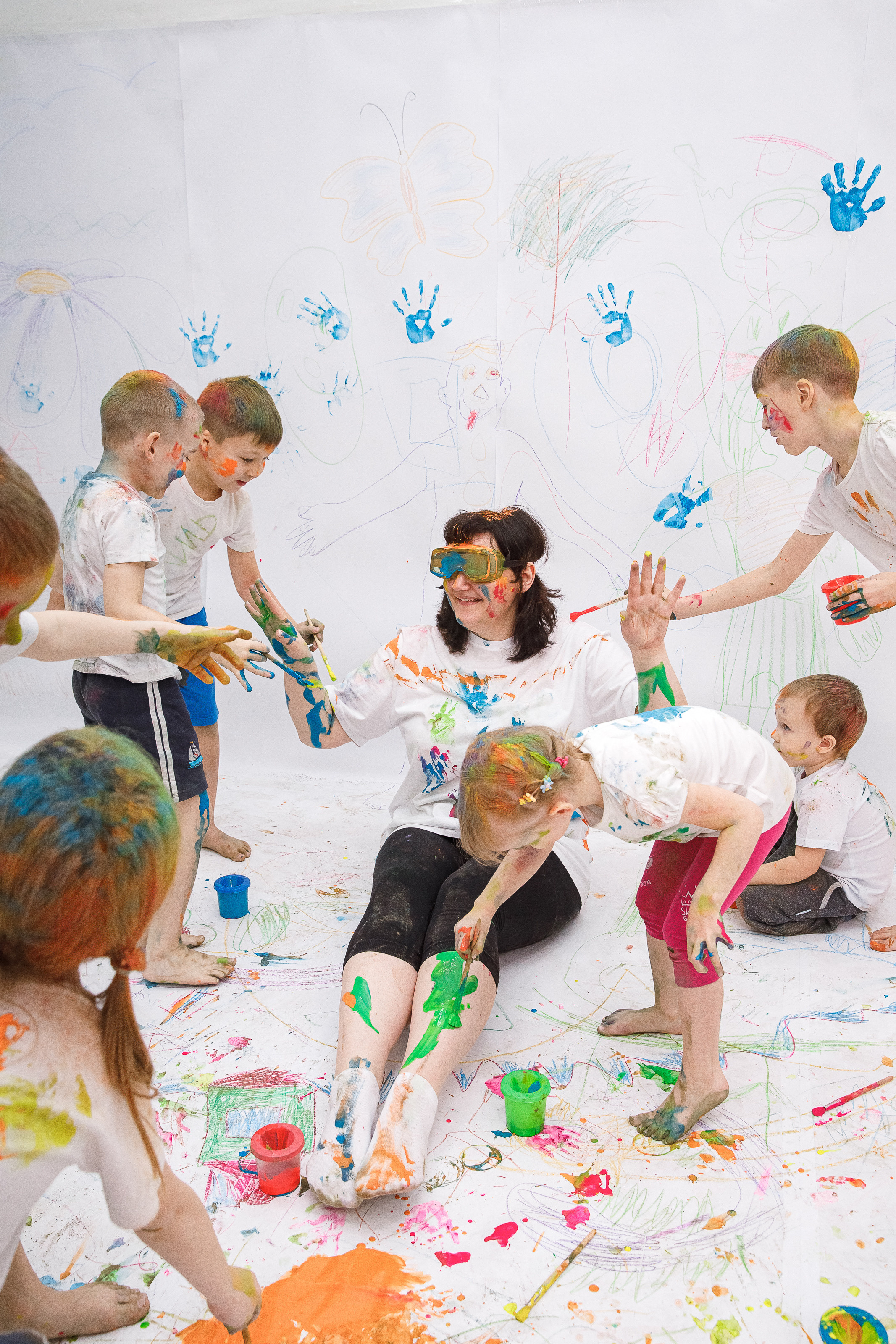 Детские праздники. Маша Гонтарь Семейный домашний репортажный фотограф в Санкт-Петербурге