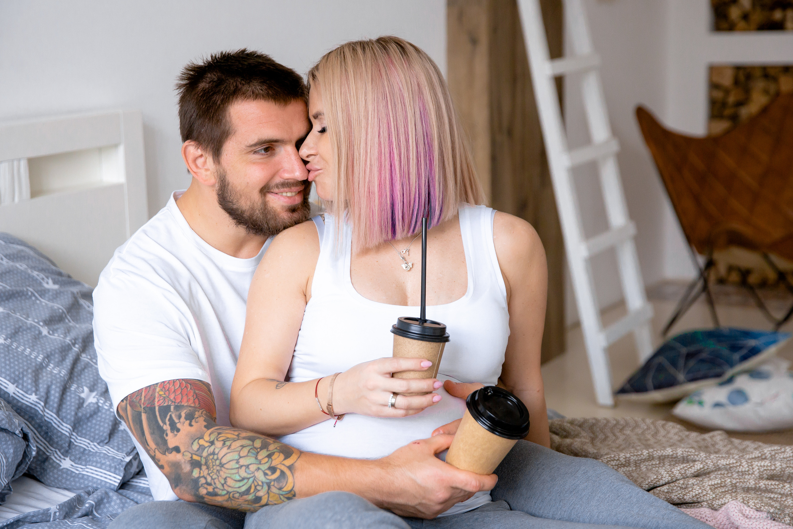 Фотосессия беременности в ожидании чуда в Санкт Петербурге. Маша Гонтарь Семейный домашний репортажный фотограф в Санкт-Петербурге