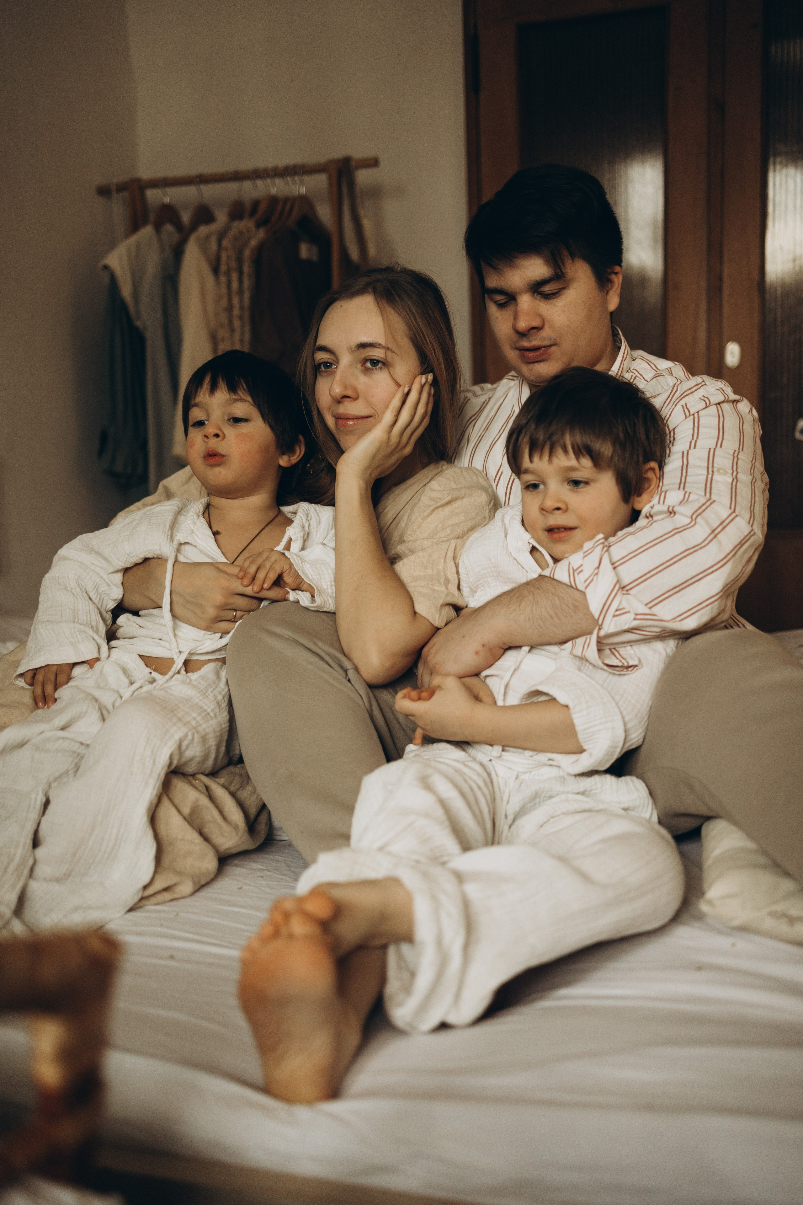 Оля, Саша, Елисей и Демид. Семейный фотограф в Москве Виктория Ястребинская