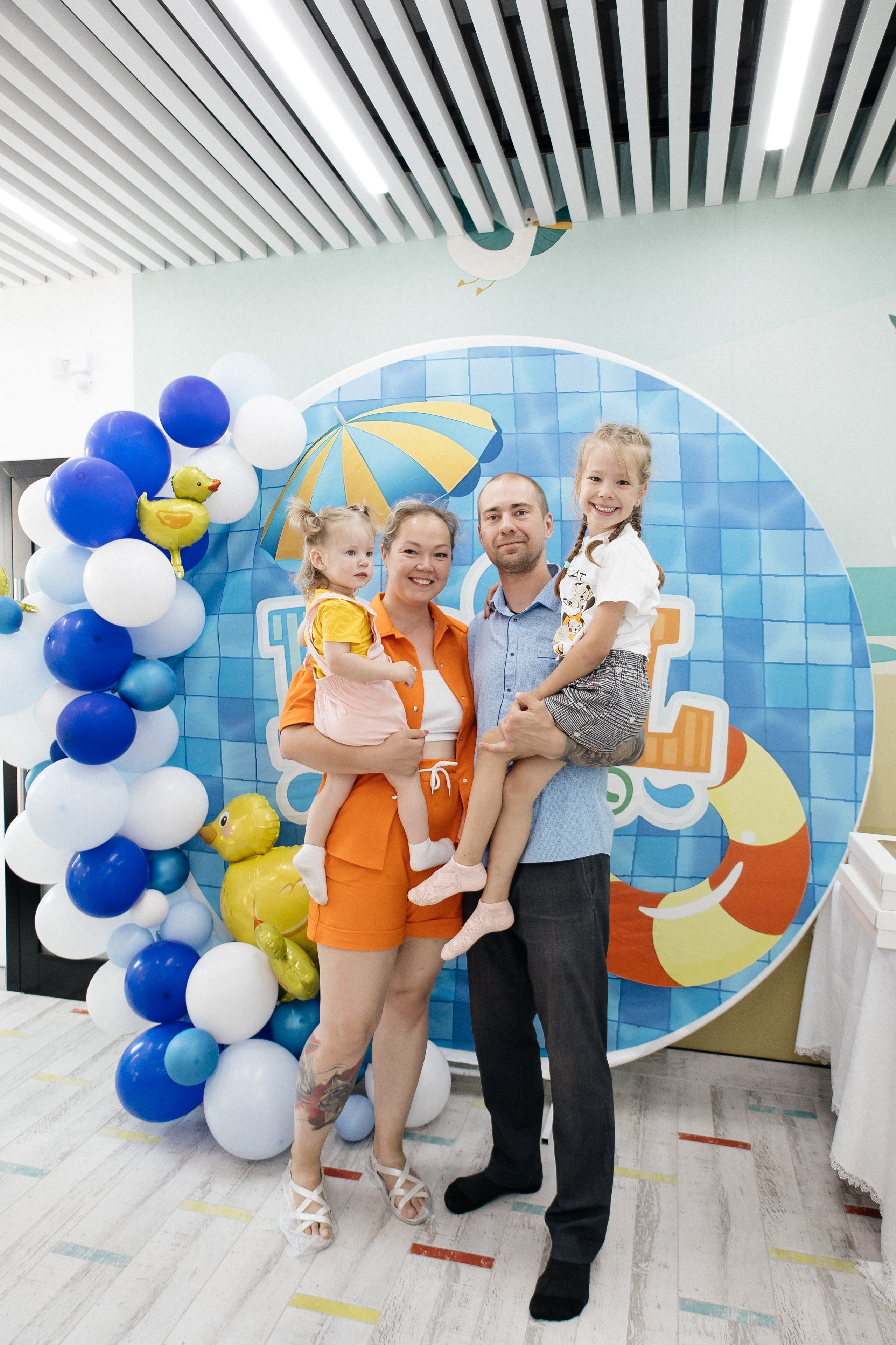 Открытие бассейна. Фотограф в Иркутске