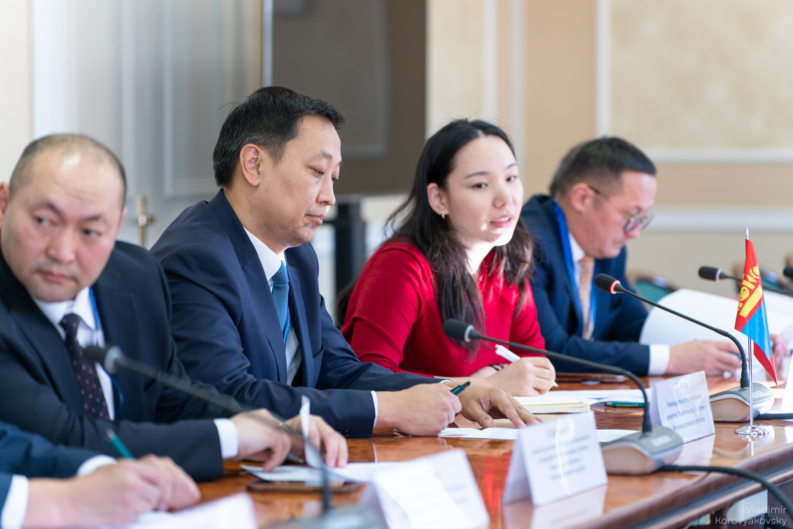 Совещание руководства ПГУПС с Делегациями Исполнительного агентства Правительства Монголии и делегацией АО «УБЖД». Фотограф Владимир Коровяковский