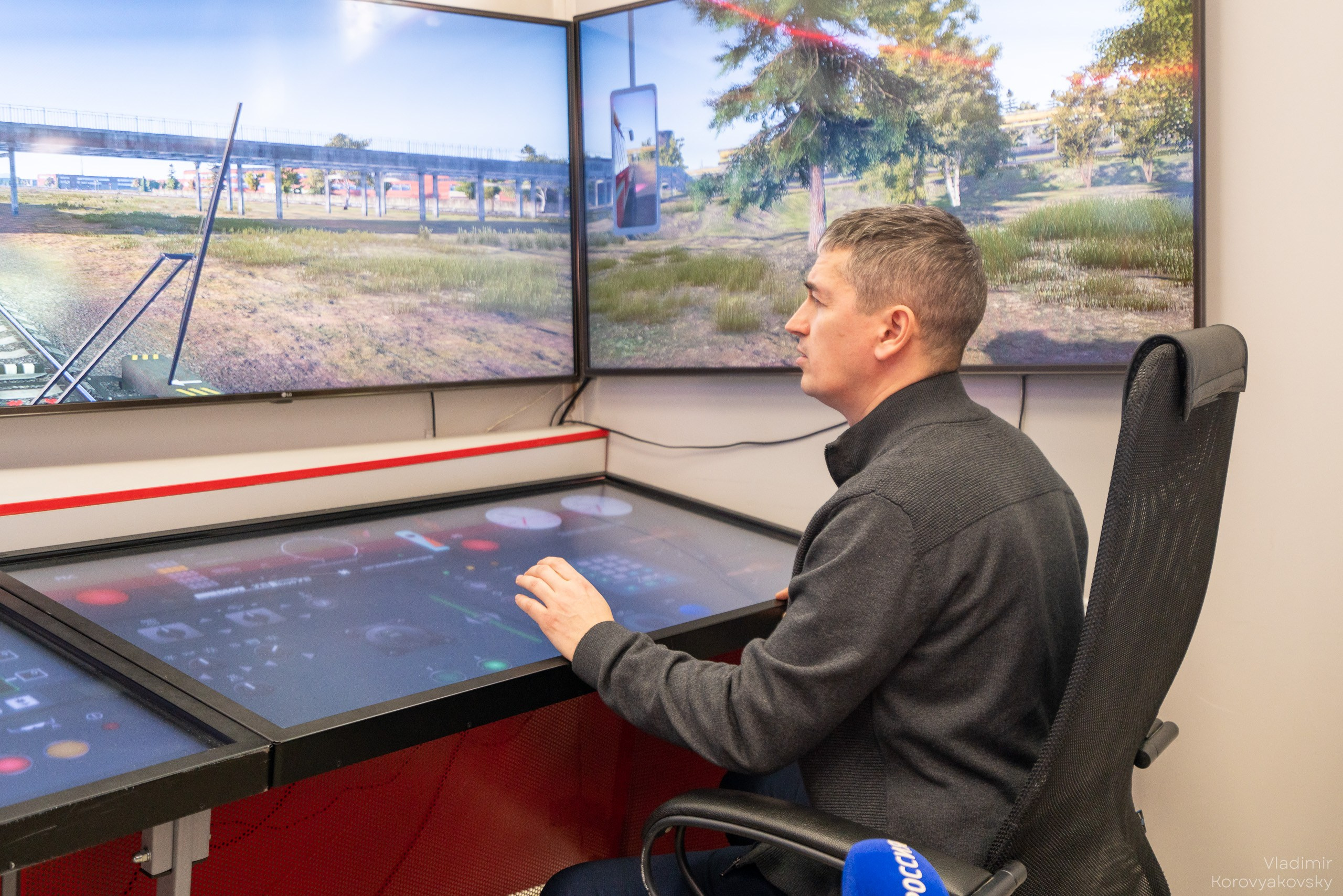 Открытие лабораторий. Фотограф Владимир Коровяковский