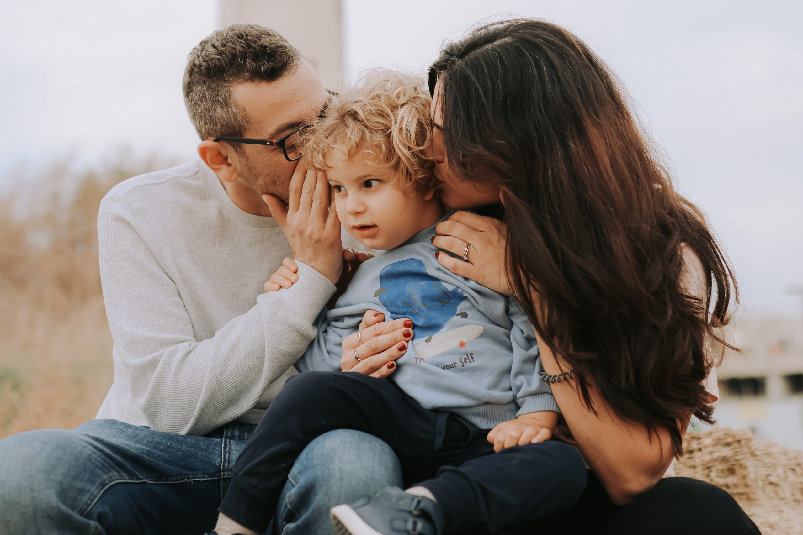 Eithan's family, Tel Aviv | February 2026. Photographer in Israel Alice Milchin