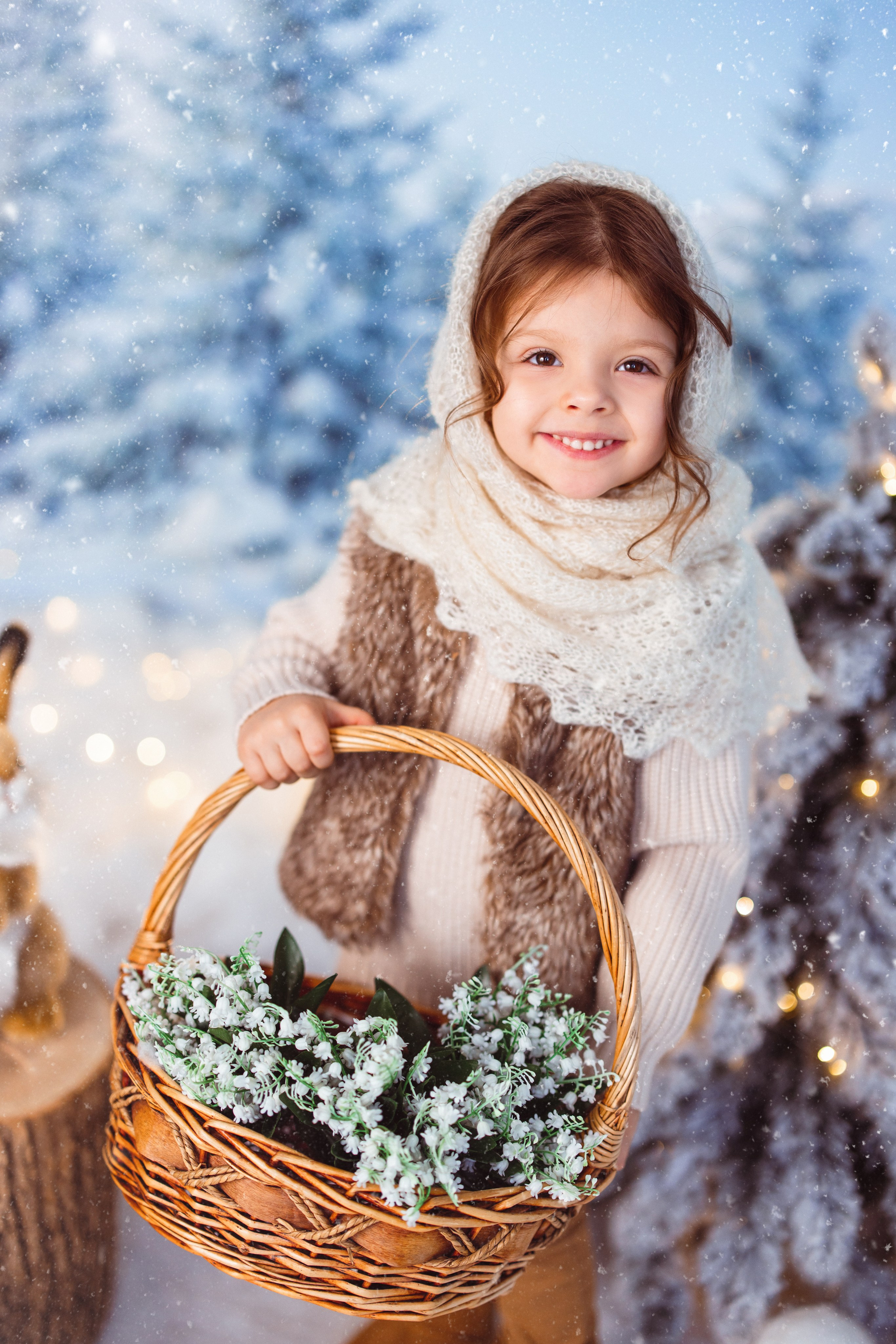 Зимний лес. Семейный и детский фотограф в Краснодаре Анна Трашкова