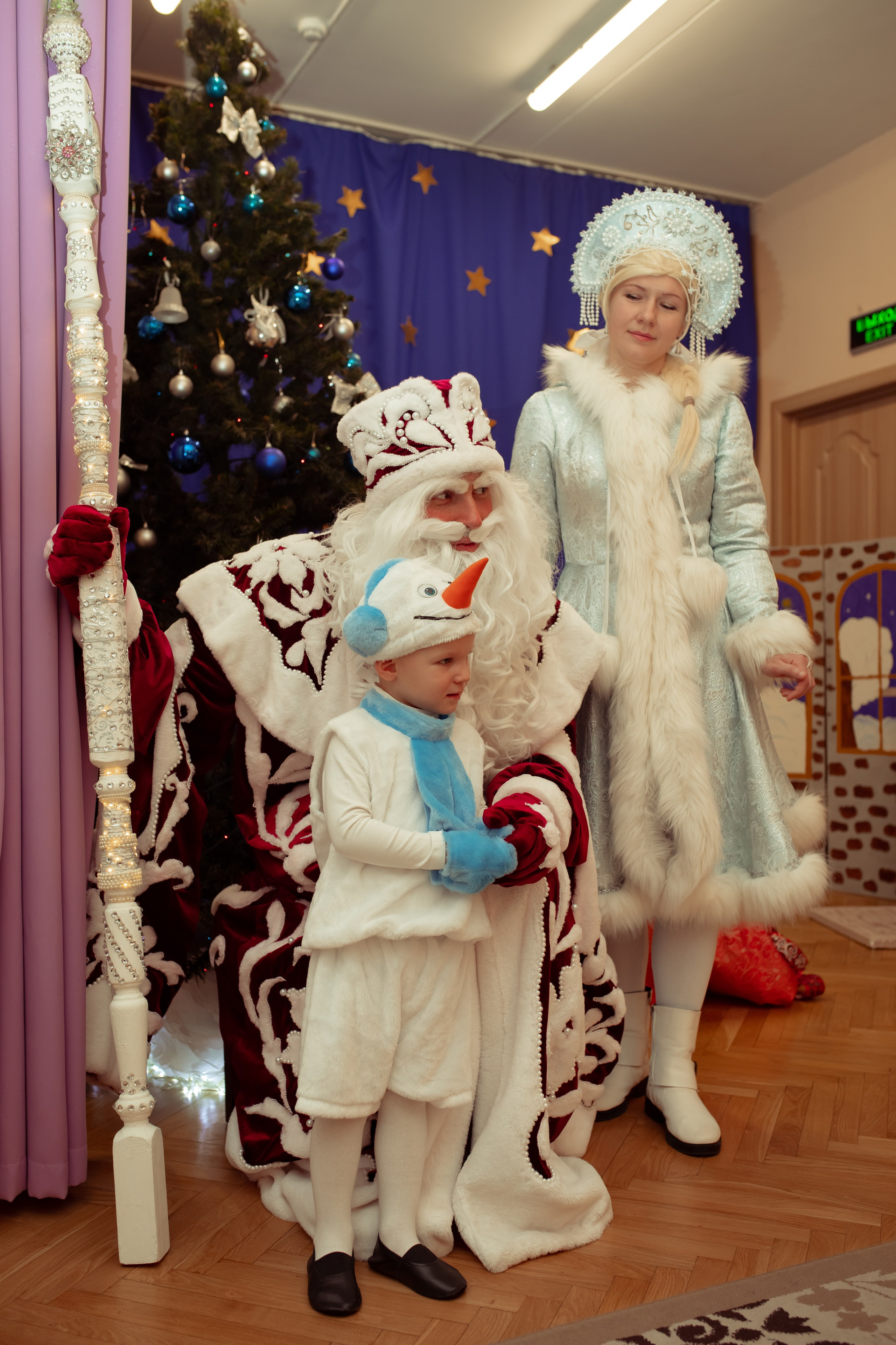 Новогодний утренник в детском саду. Семейный и детский фотограф в Москве Дорогова Екатерина
