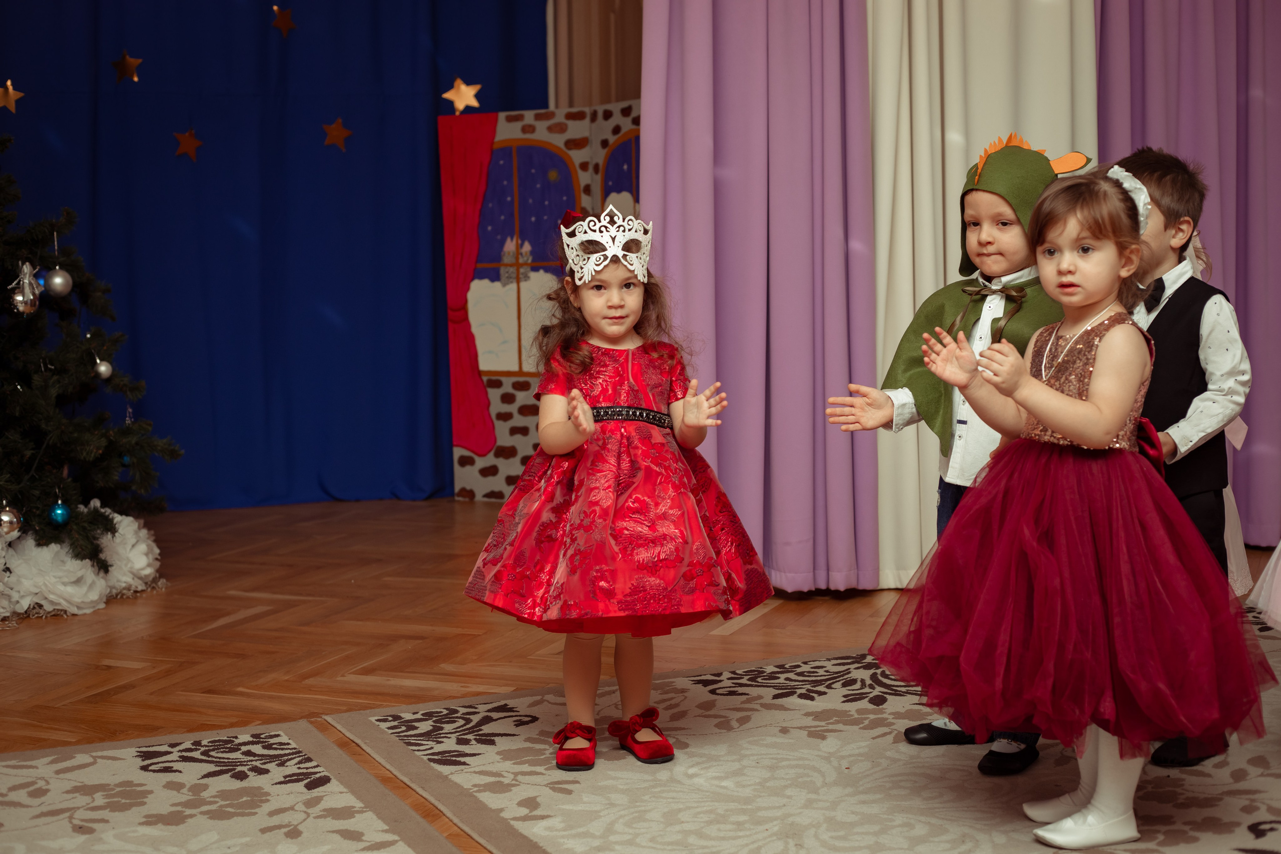 Новогодний утренник в детском саду. Семейный и детский фотограф в Москве Дорогова Екатерина