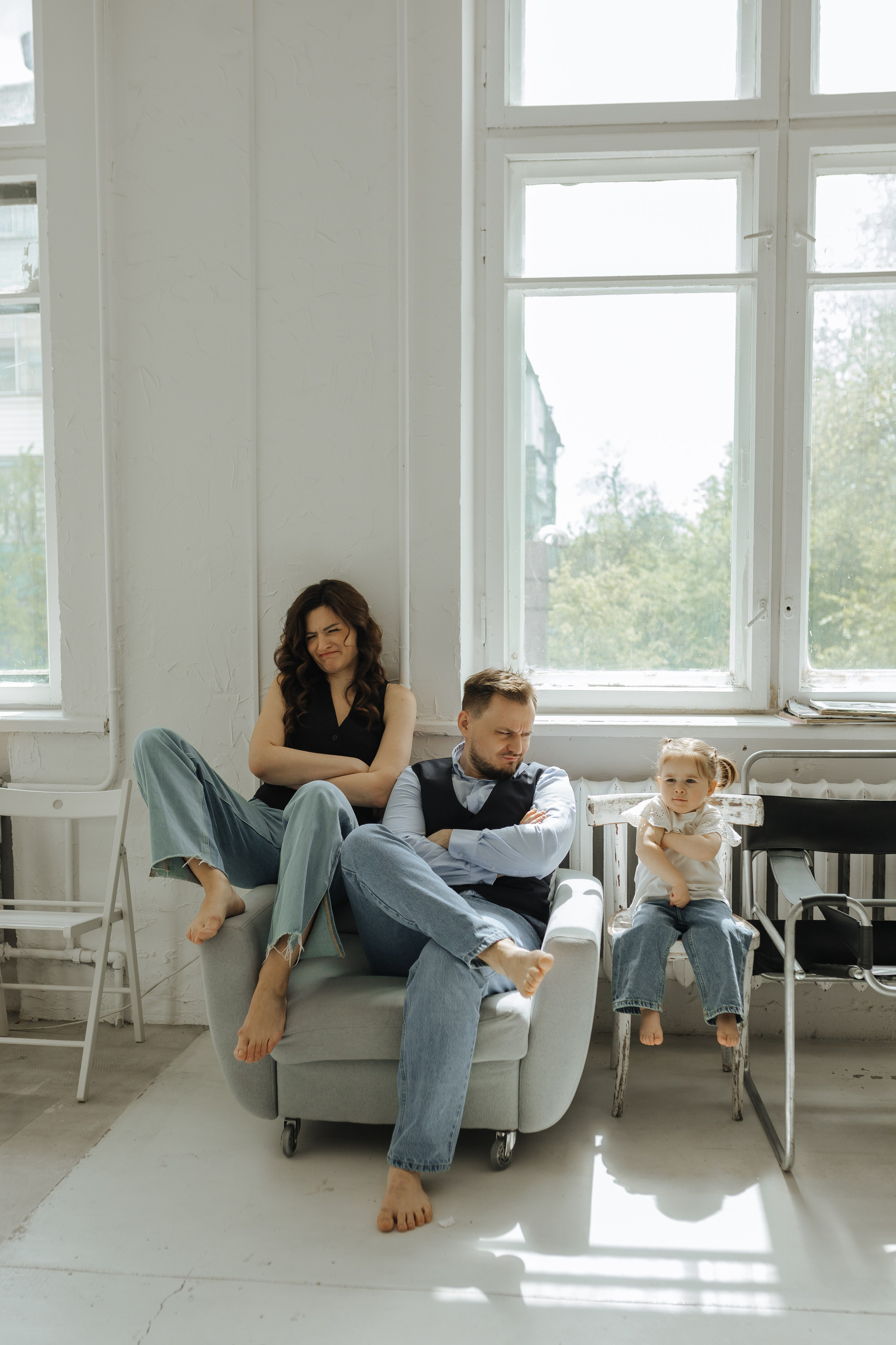 Трое в студии. Свадебный и семейный фотограф в Белгороде Юлия Першина