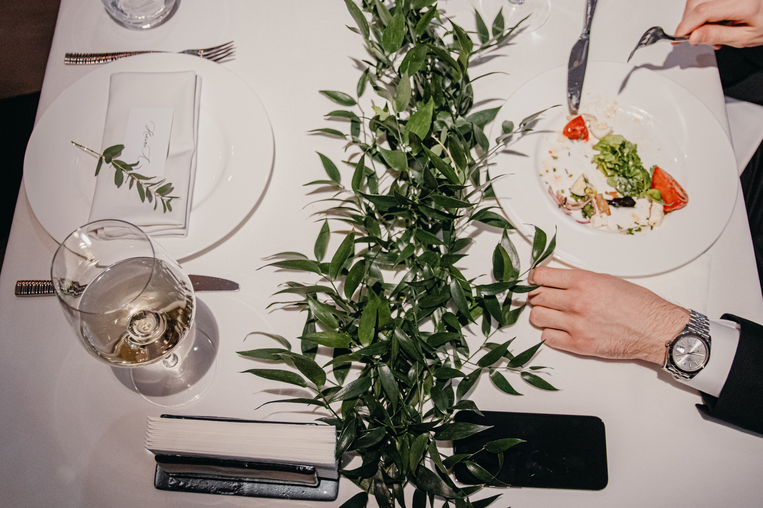 Свадебный ужин. Семейный фотограф в Москве