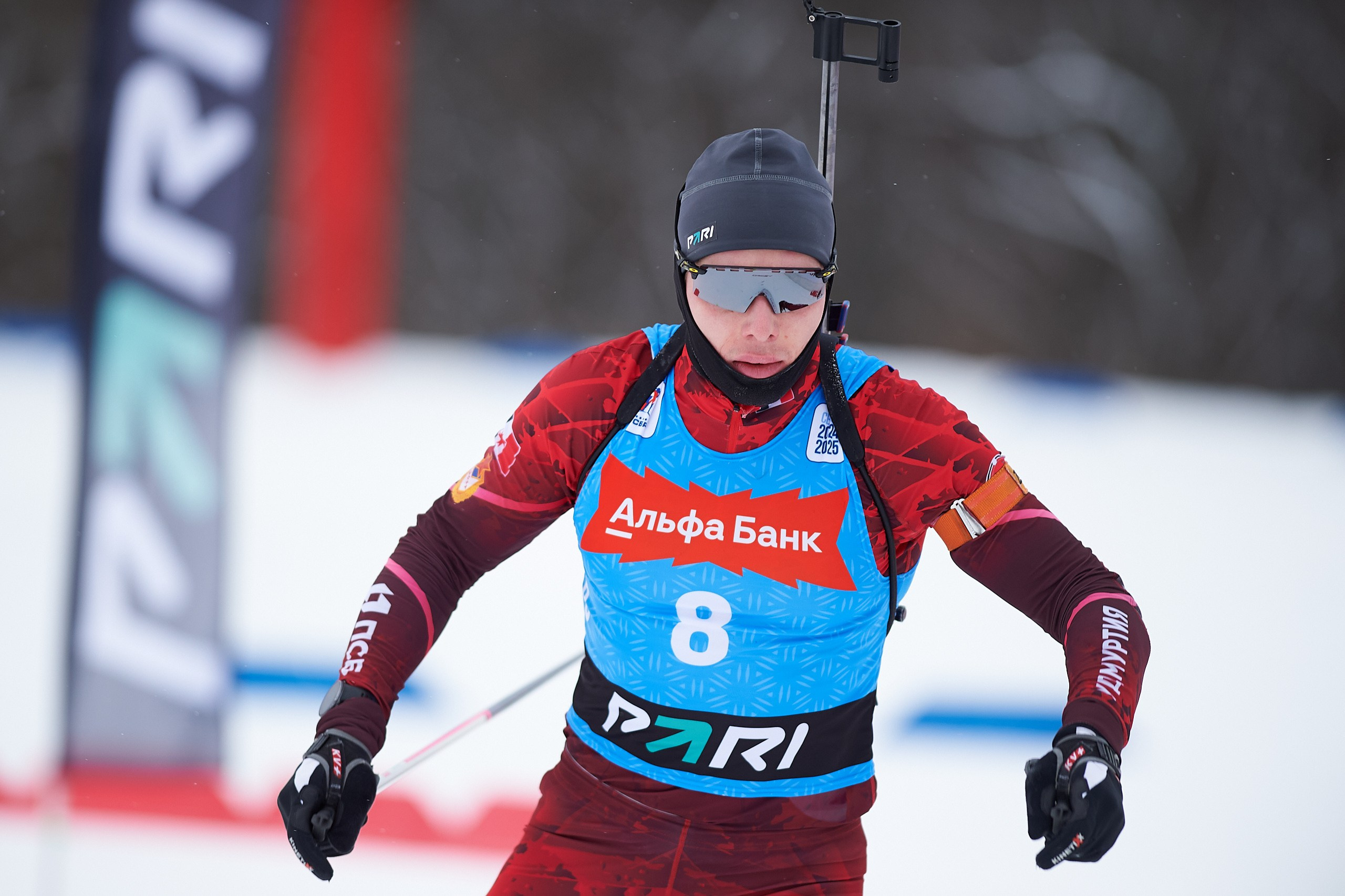 Биатлон. Чемпионат России — 2024/2025, 3-й этап, Ижевск. Ижевская винтовка. Спортивный репортажный фотограф в Ижевске Сергей Мерзляков