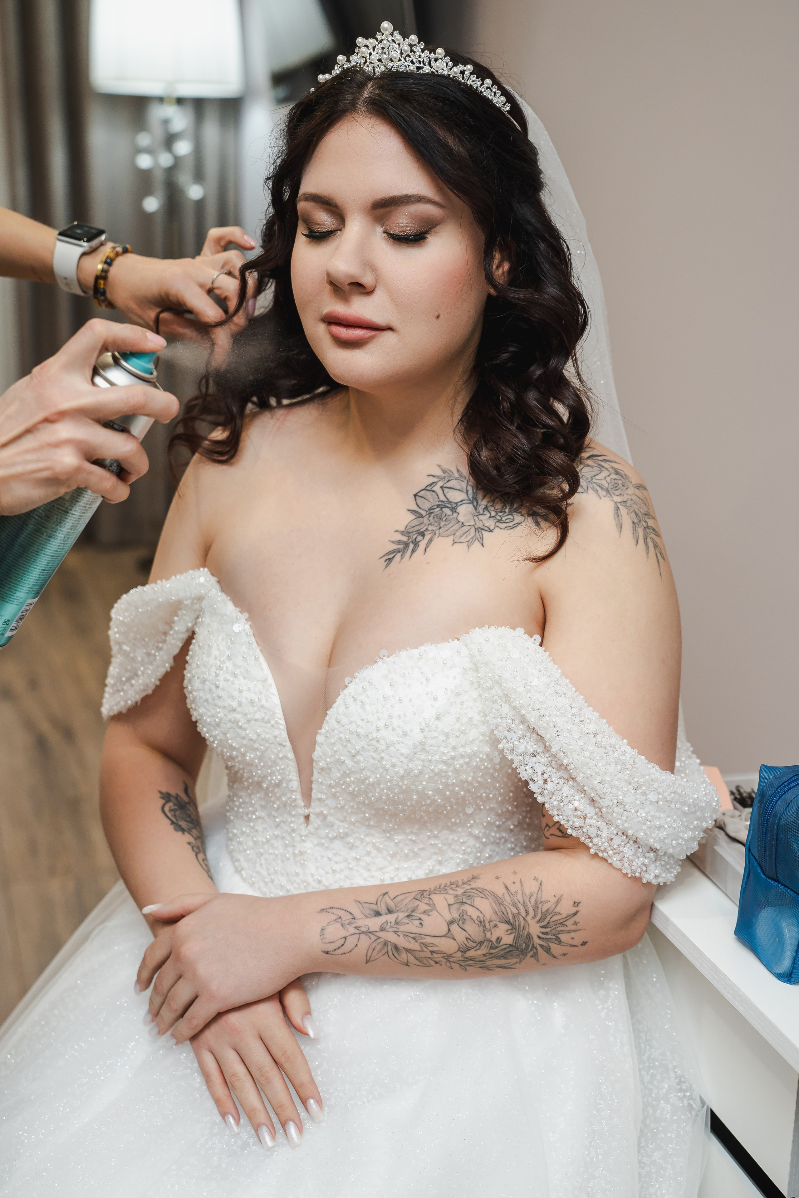 Дарина и Александр. Сборы невесты, загс, банкет. Фотограф и видеограф в Москве и Московской области Мария Вишня