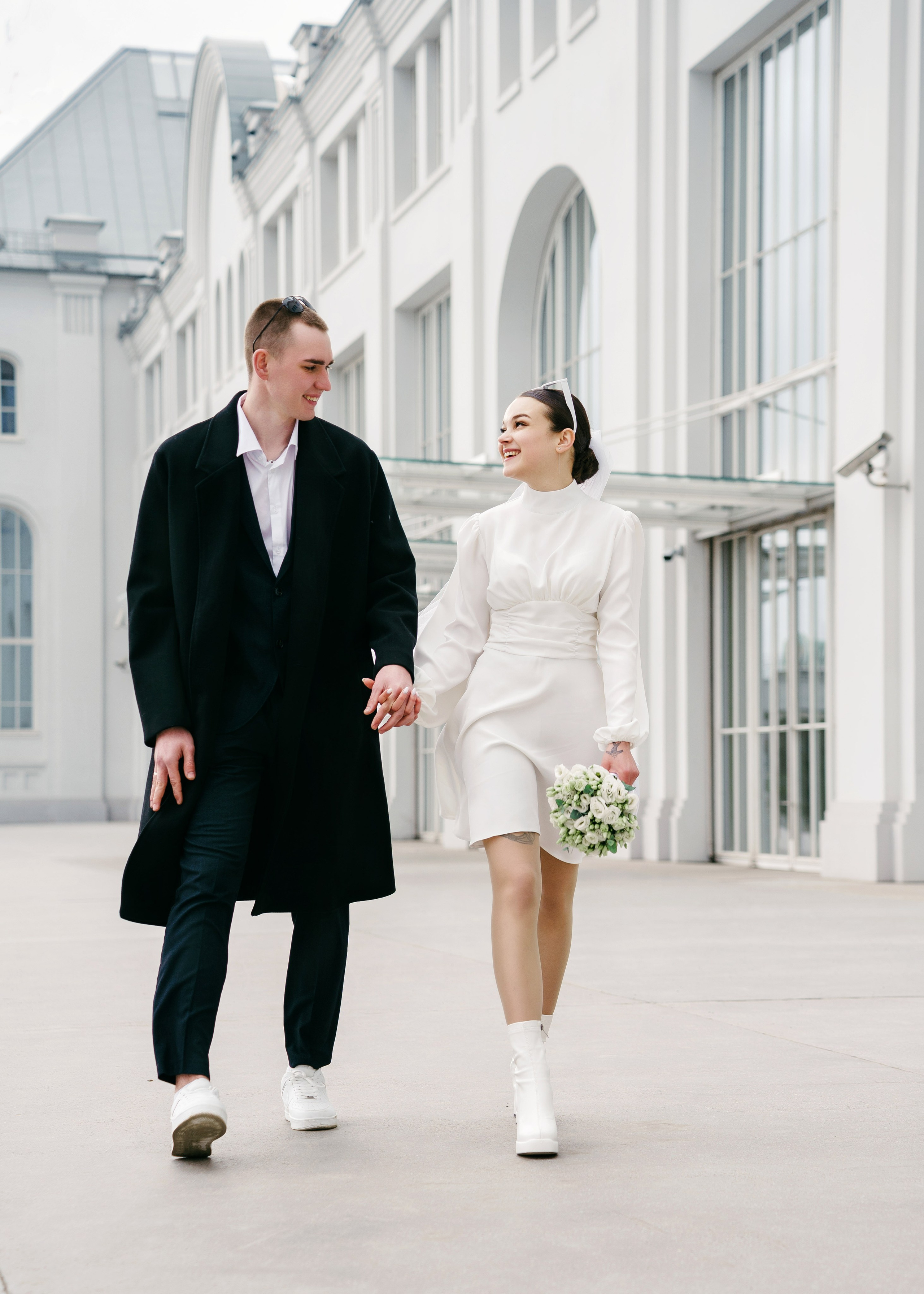 Екатерина и Никита. ЗАГС и прогулка. Фотограф и видеограф в Москве и Московской области Мария Вишня