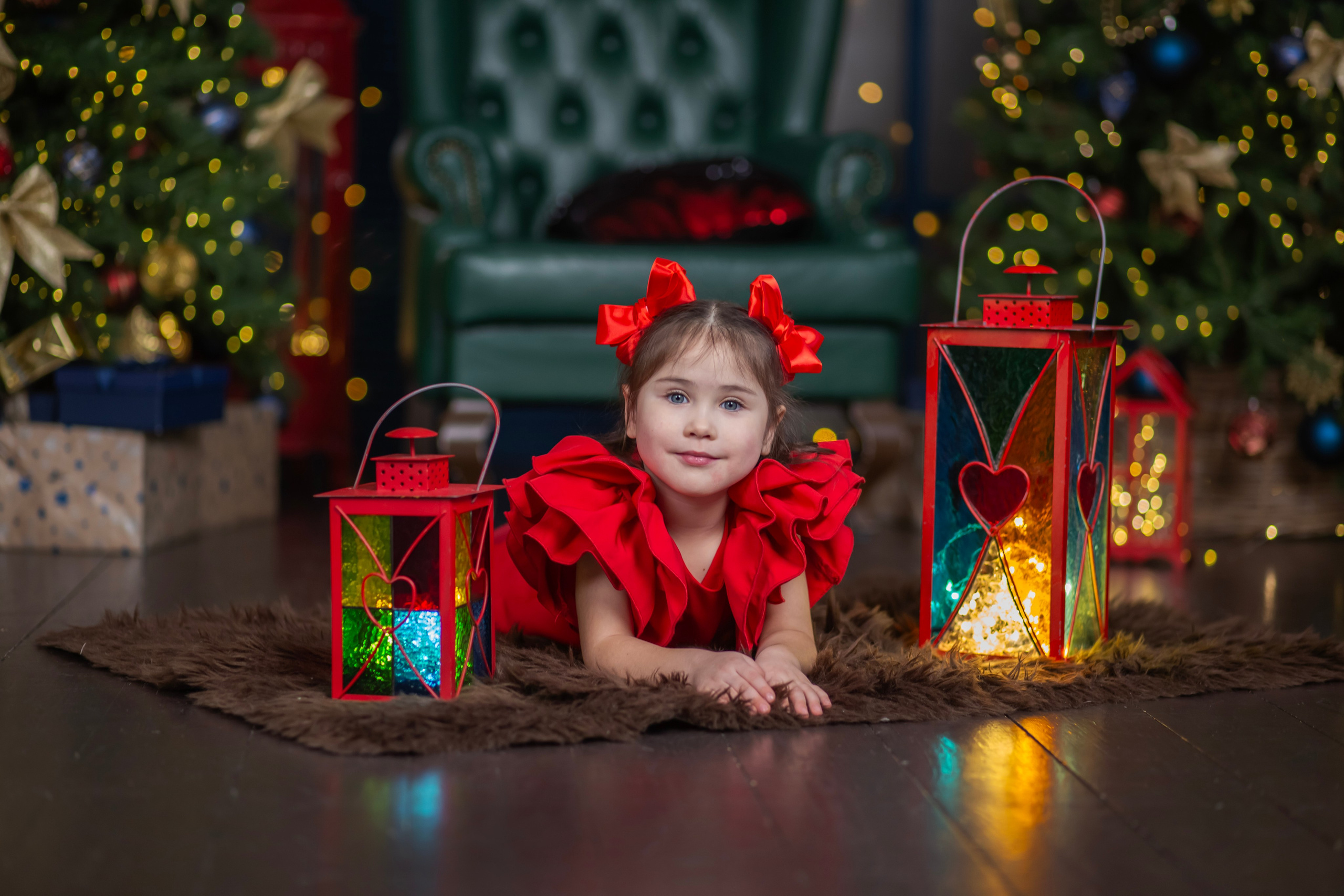 Семейная новогодняя фотосессия. Семейный и детский фотограф в Москве и МО — Александра