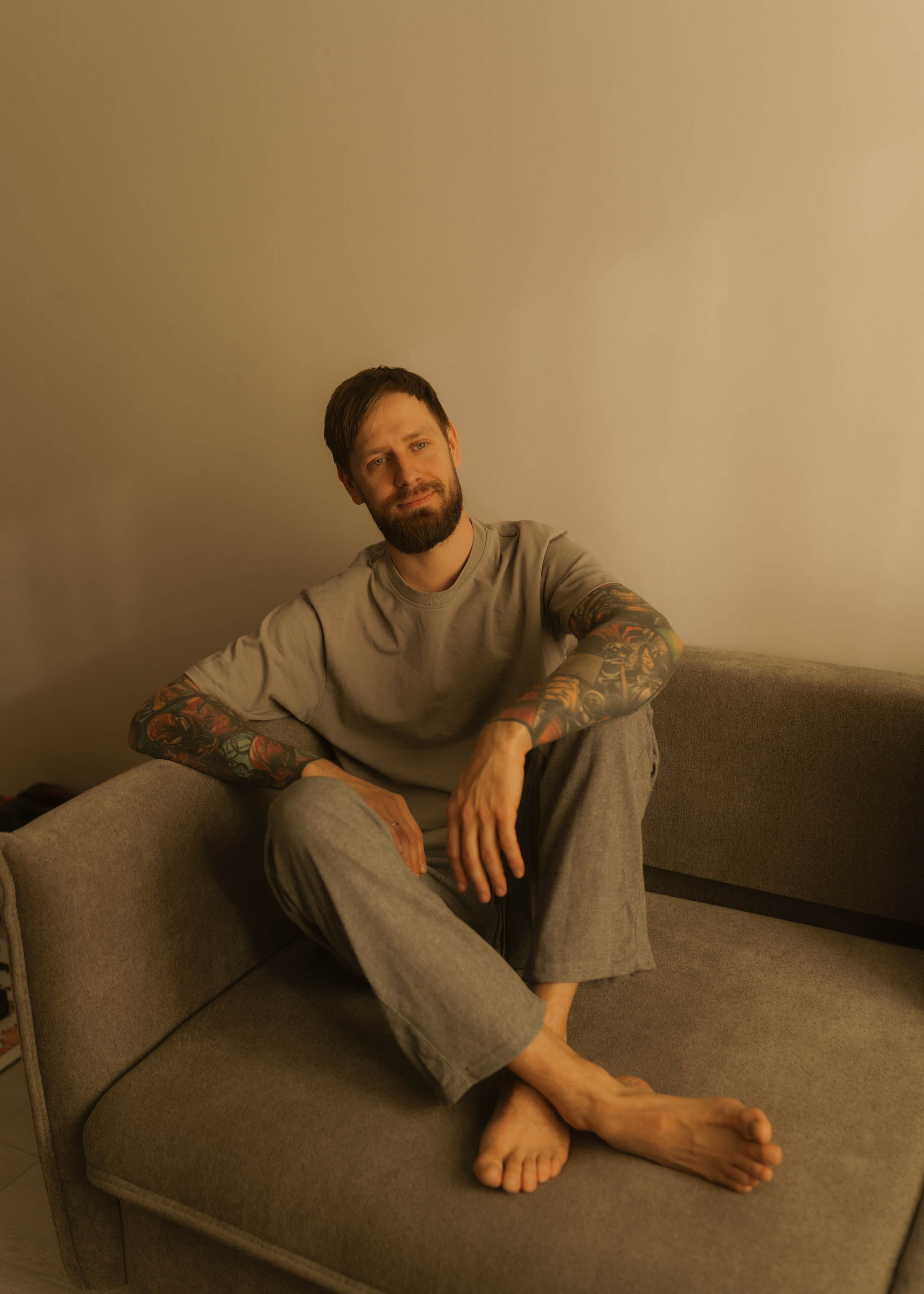 Катя и Андрей | домашняя. Фотограф в Новосибирске Диана Ильиных