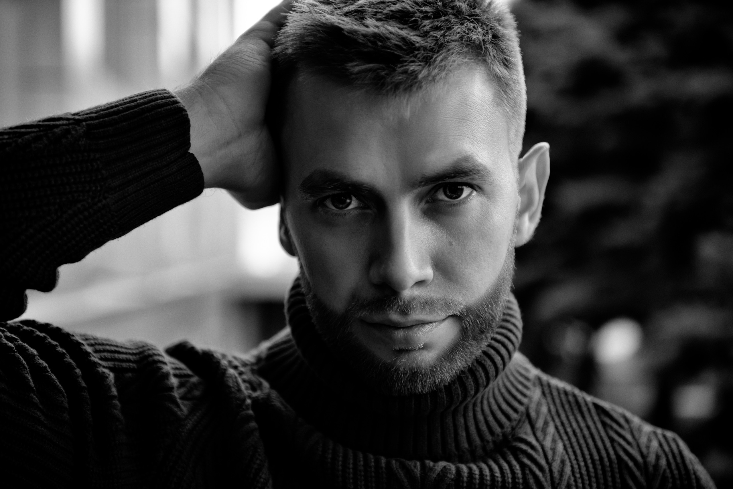 Мужской портрет. Фотосессия для мужчин. Мария Прищеп. Профессиональный фотограф в Краснодаре