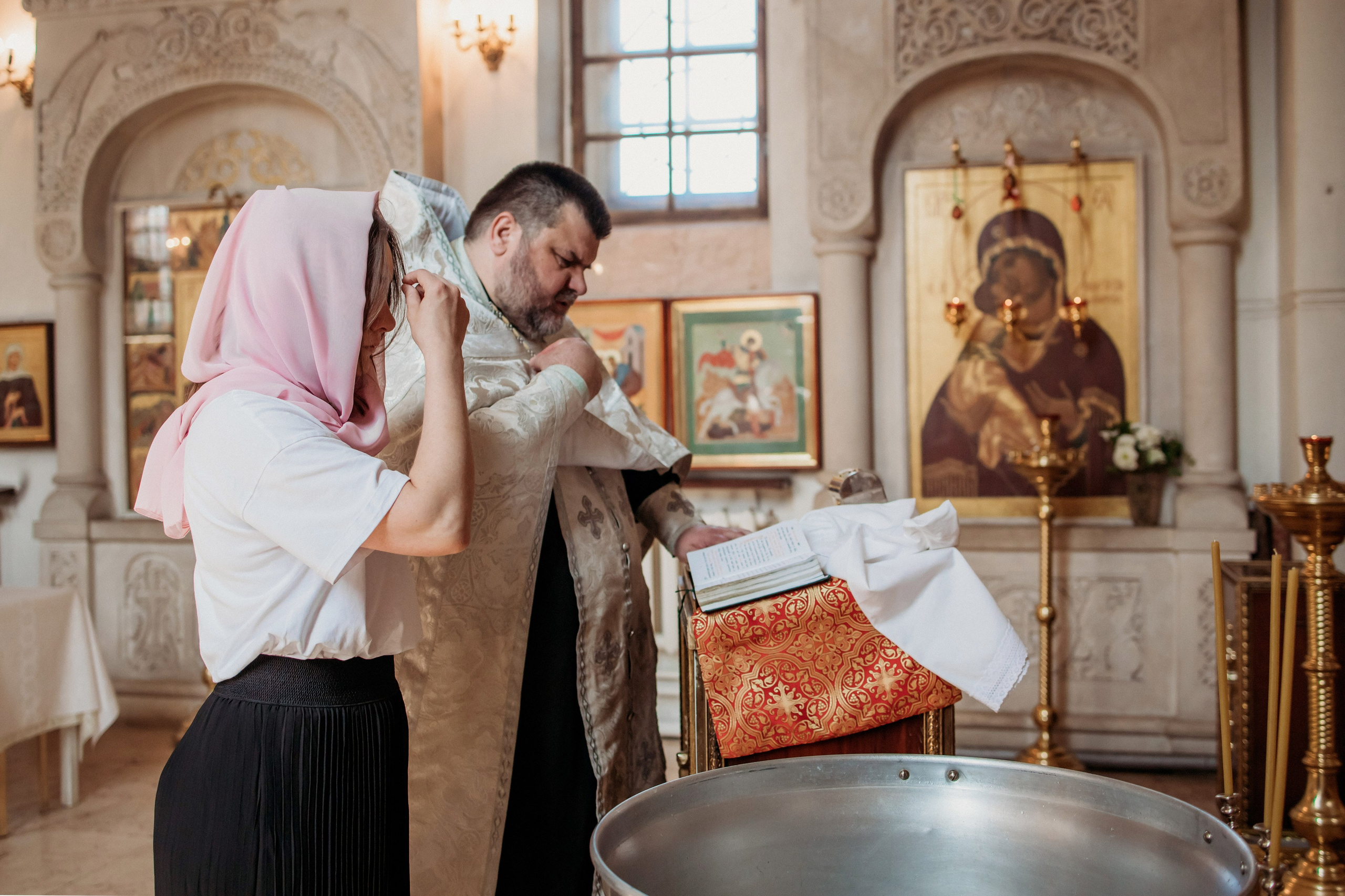 Крещение Александра. Семейный фотограф и видеограф Попова Юлия
