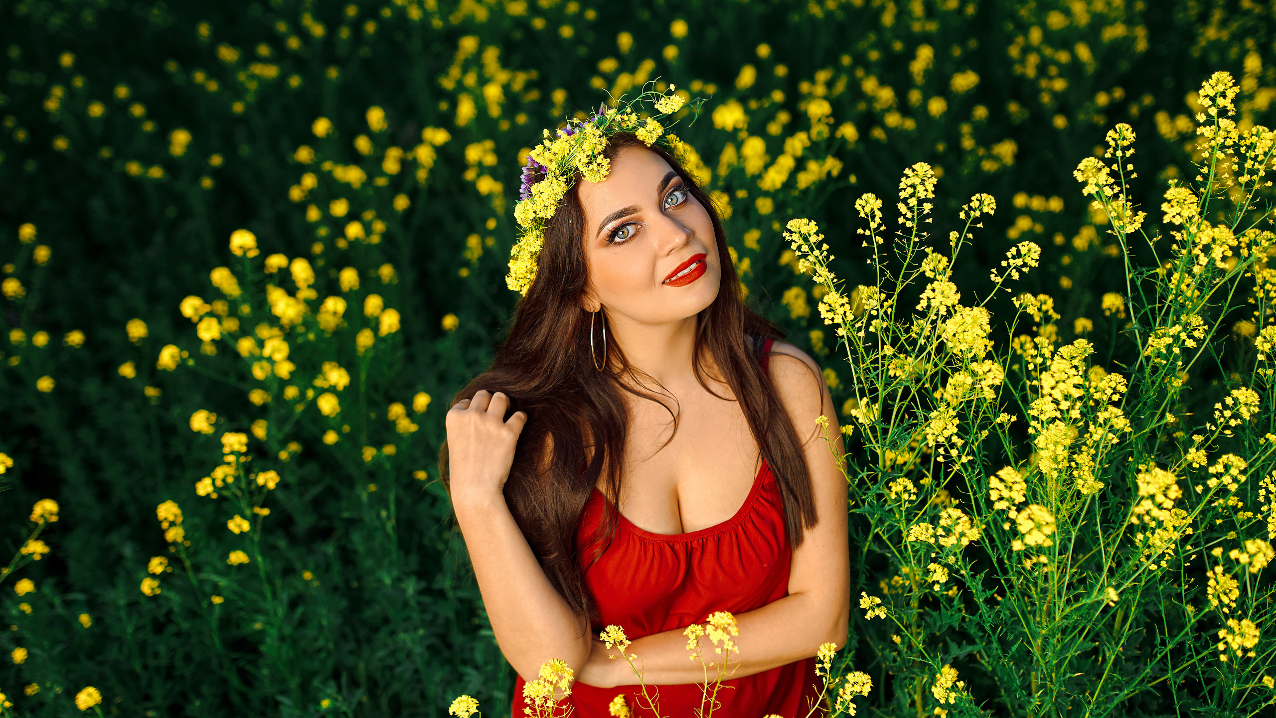 Катя в цветах. Фотограф в Тольятти Вячеслав Цуркан