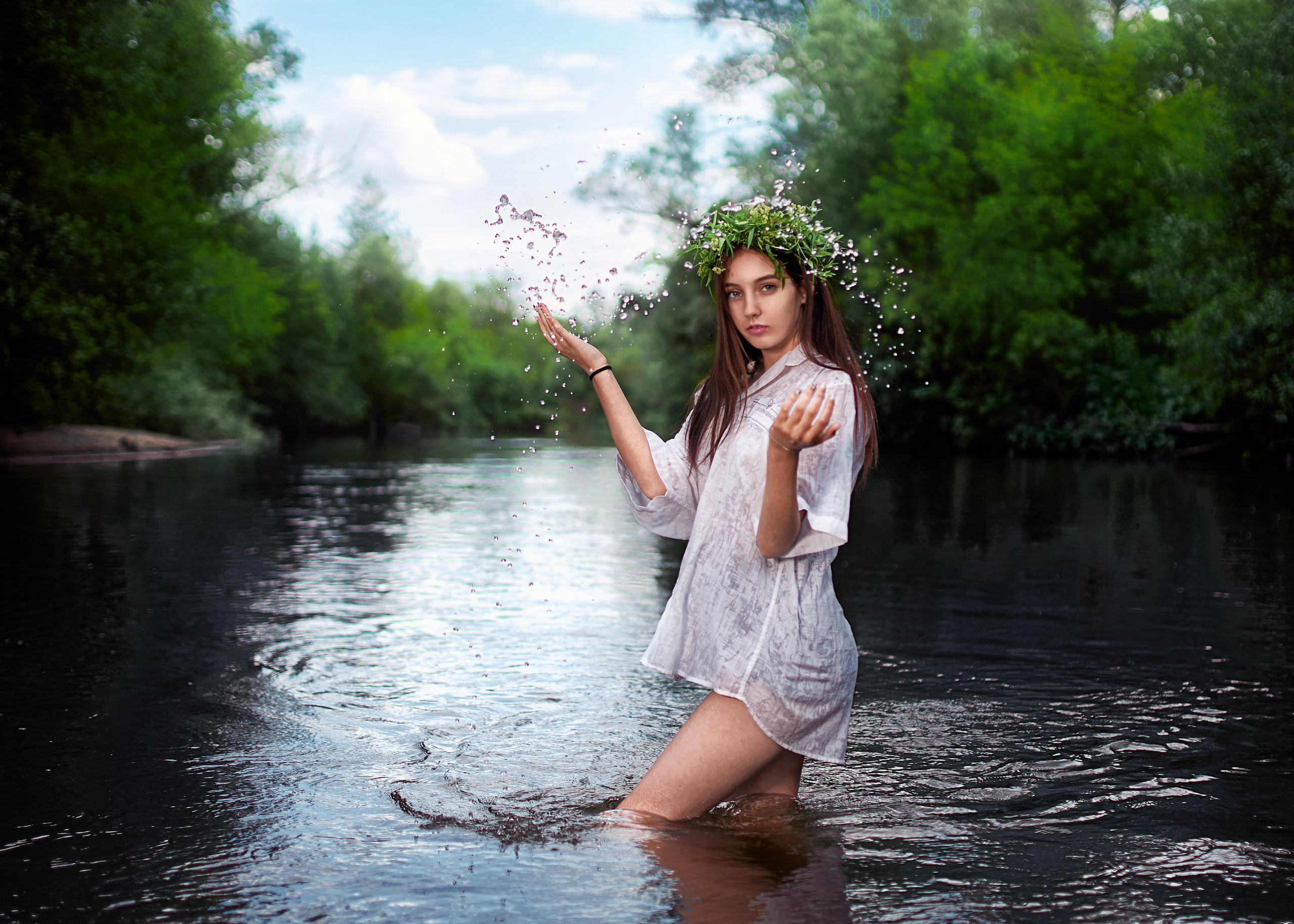 ДАША на речке. Фотограф в Тольятти Вячеслав Цуркан